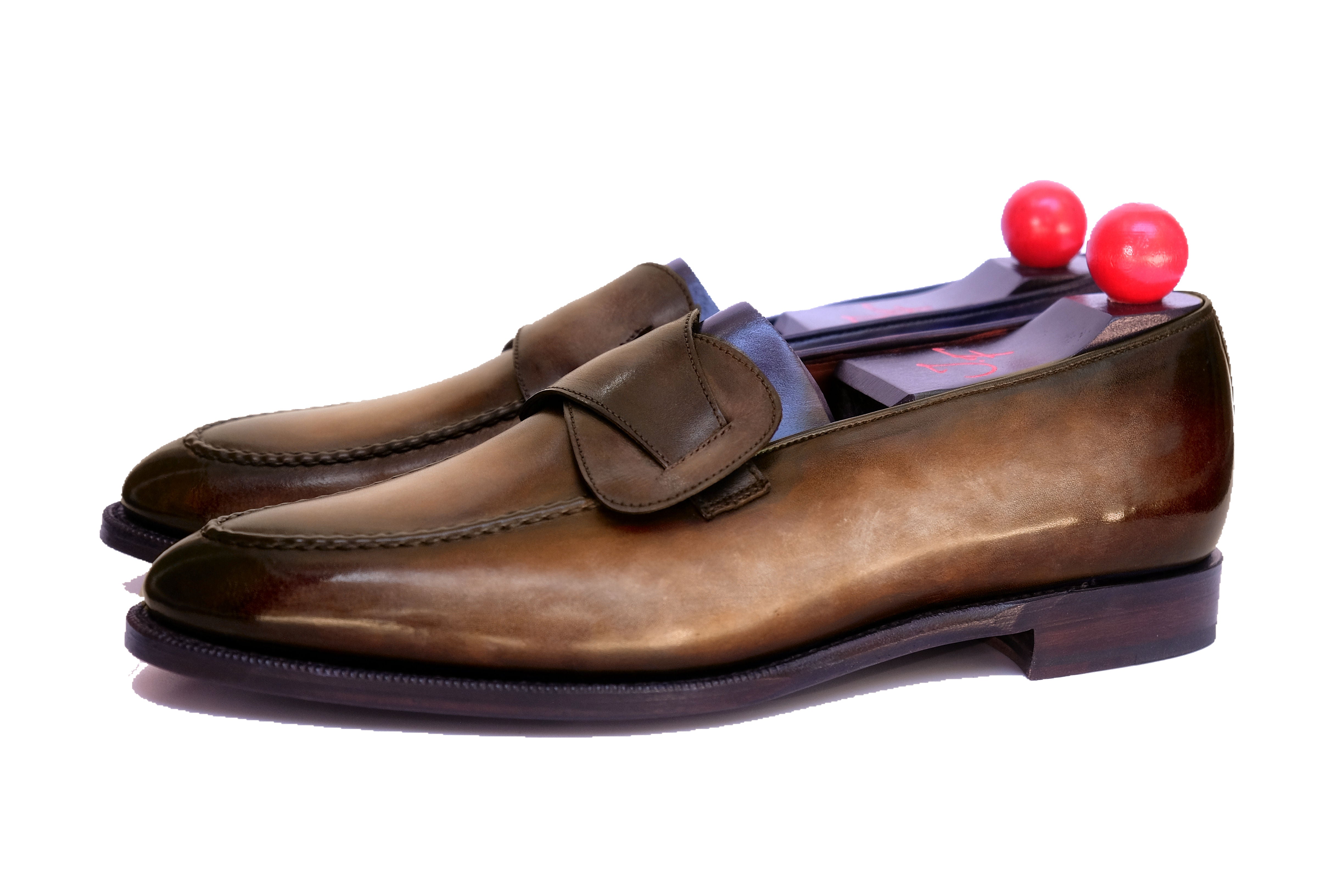 Patina Espresso - MTO - Hawthorne-Made To Order Butterfly Loafer Custom Patina-J.FitzPatrick Footwear