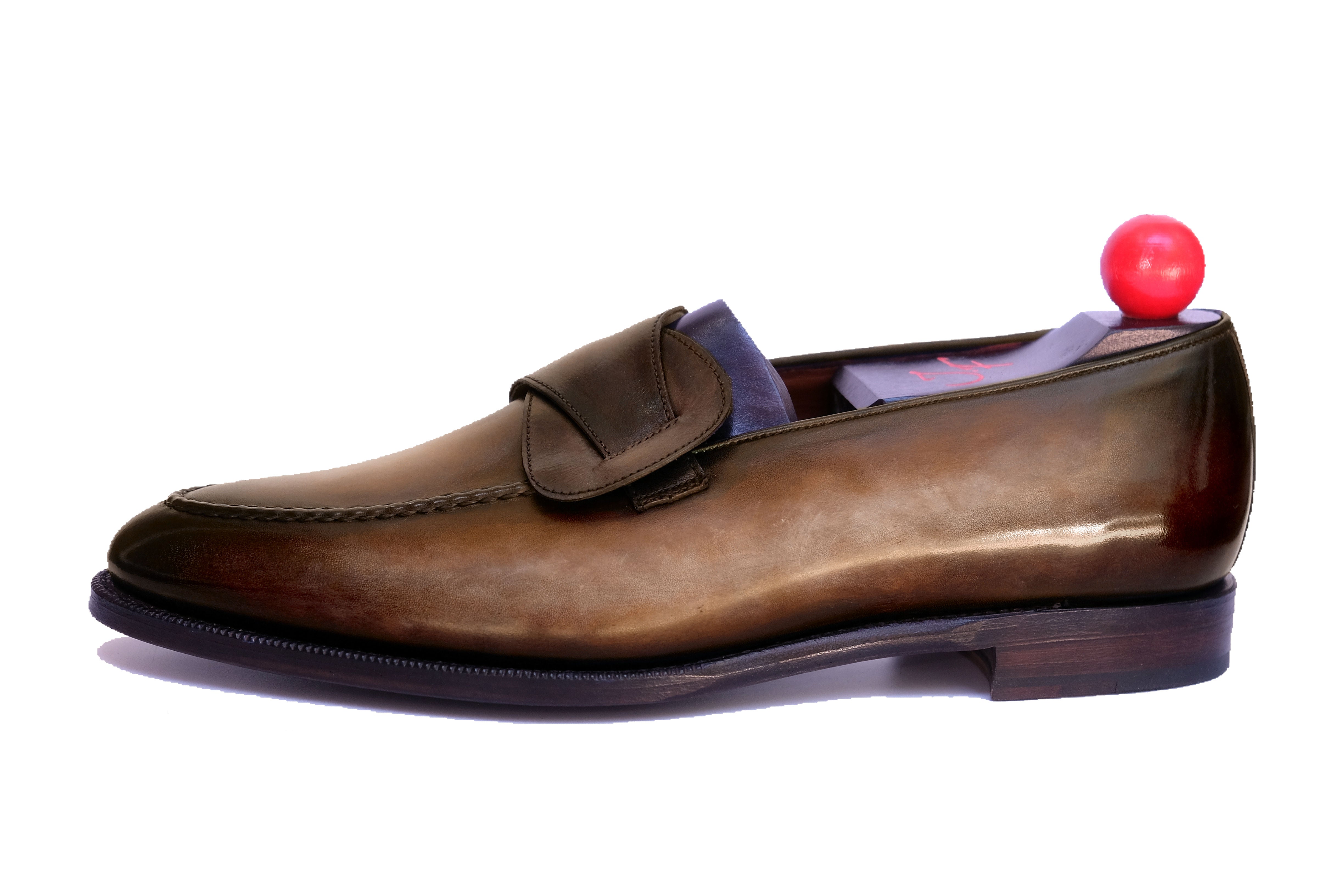 Patina Espresso - MTO - Hawthorne-Made To Order Butterfly Loafer Custom Patina-J.FitzPatrick Footwear