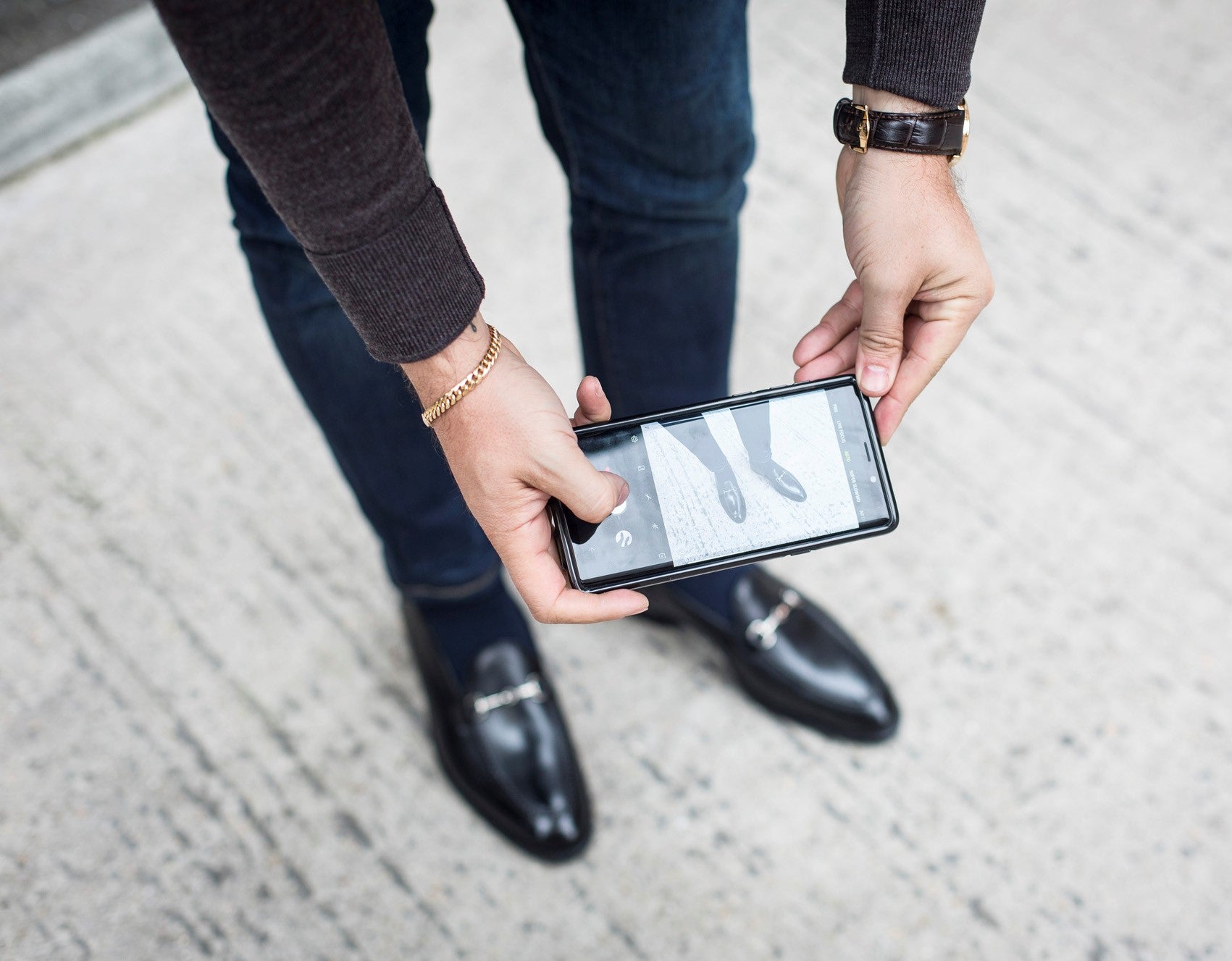 Pike - Black Calf-Horse Bit Horsebit Loafers-J.FitzPatrick Footwear