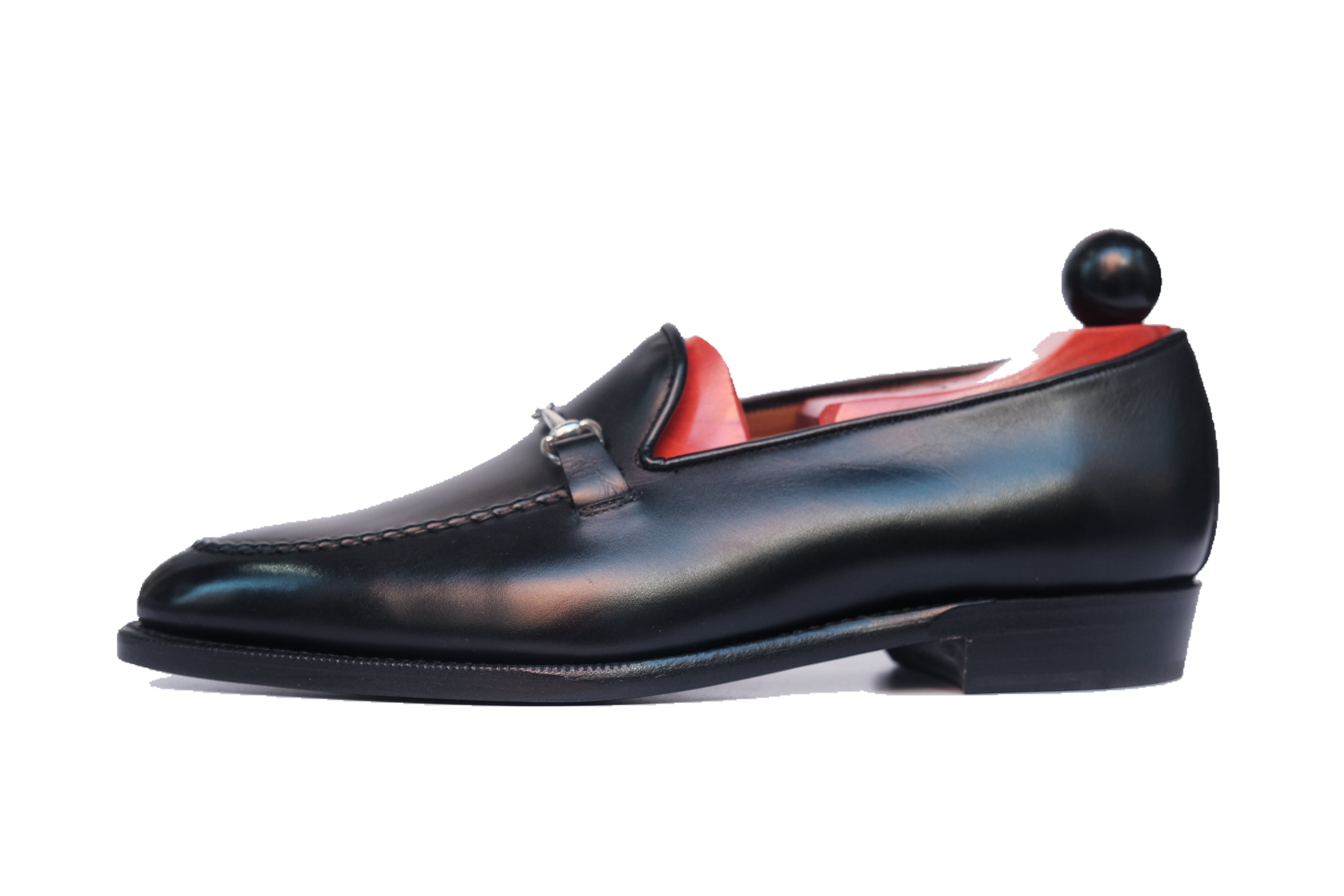 Pike - Black Calf-Horse Bit Horsebit Loafers-J.FitzPatrick Footwear