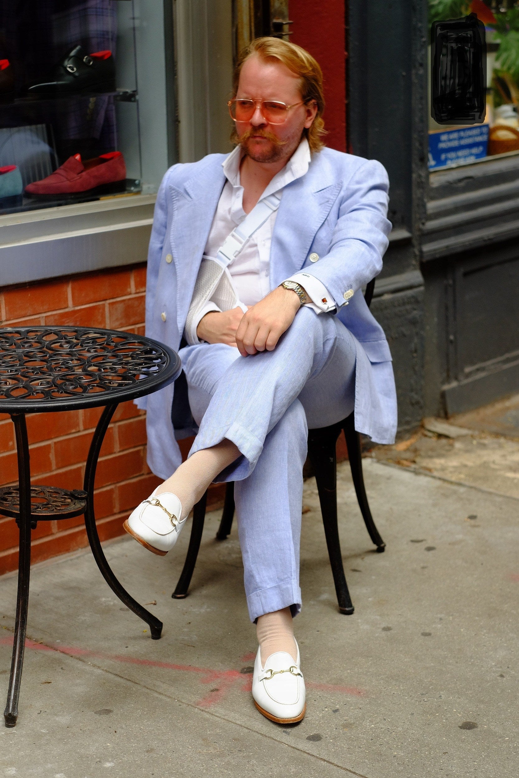 Pike - MTO - White Calf - TMG Last - Single Leather Sole-Made To Order Horsebit Horse Bit Loafer-J.FitzPatrick Footwear