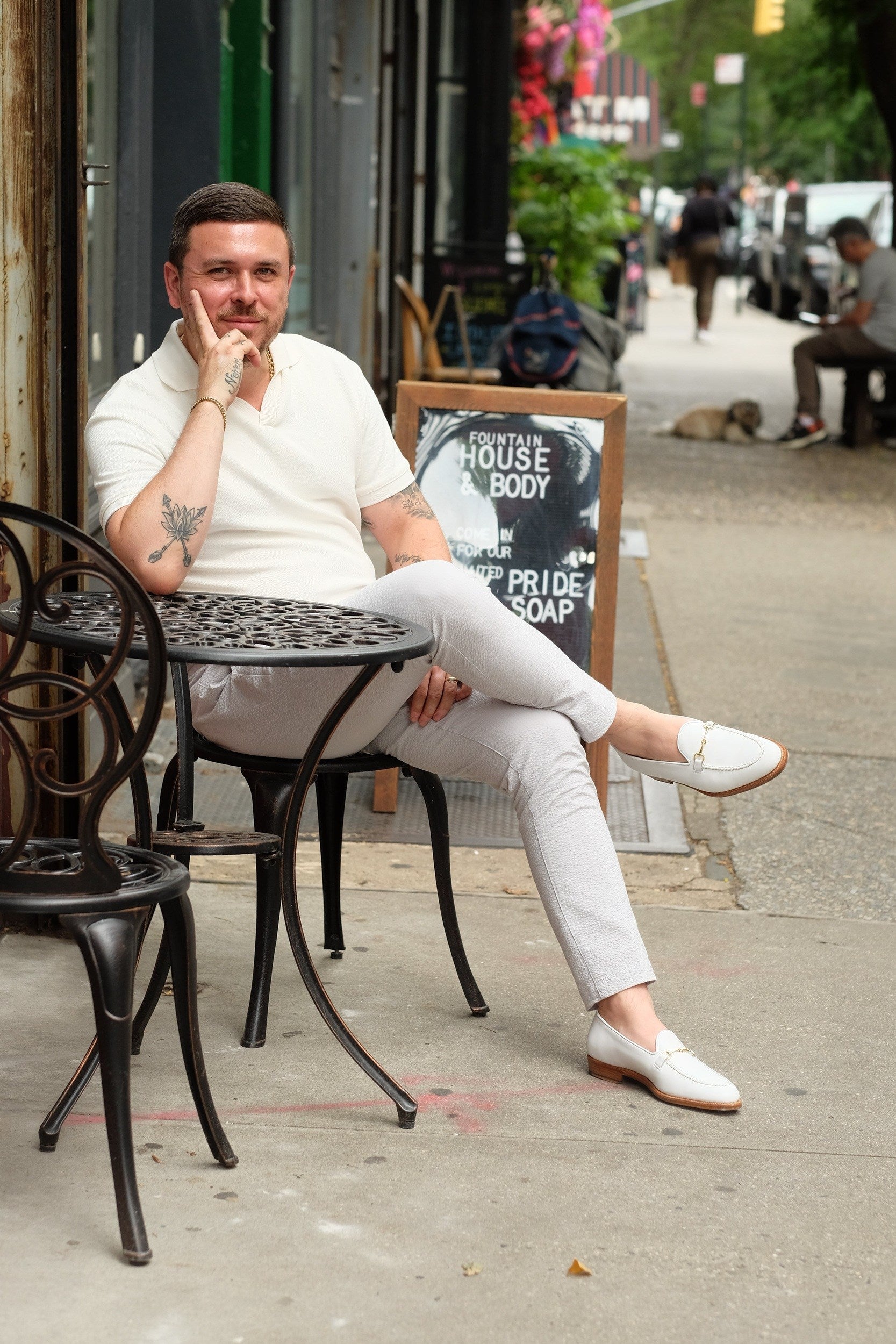 Pike - MTO - White Calf - TMG Last - Single Leather Sole-Made To Order Horsebit Horse Bit Loafer-J.FitzPatrick Footwear