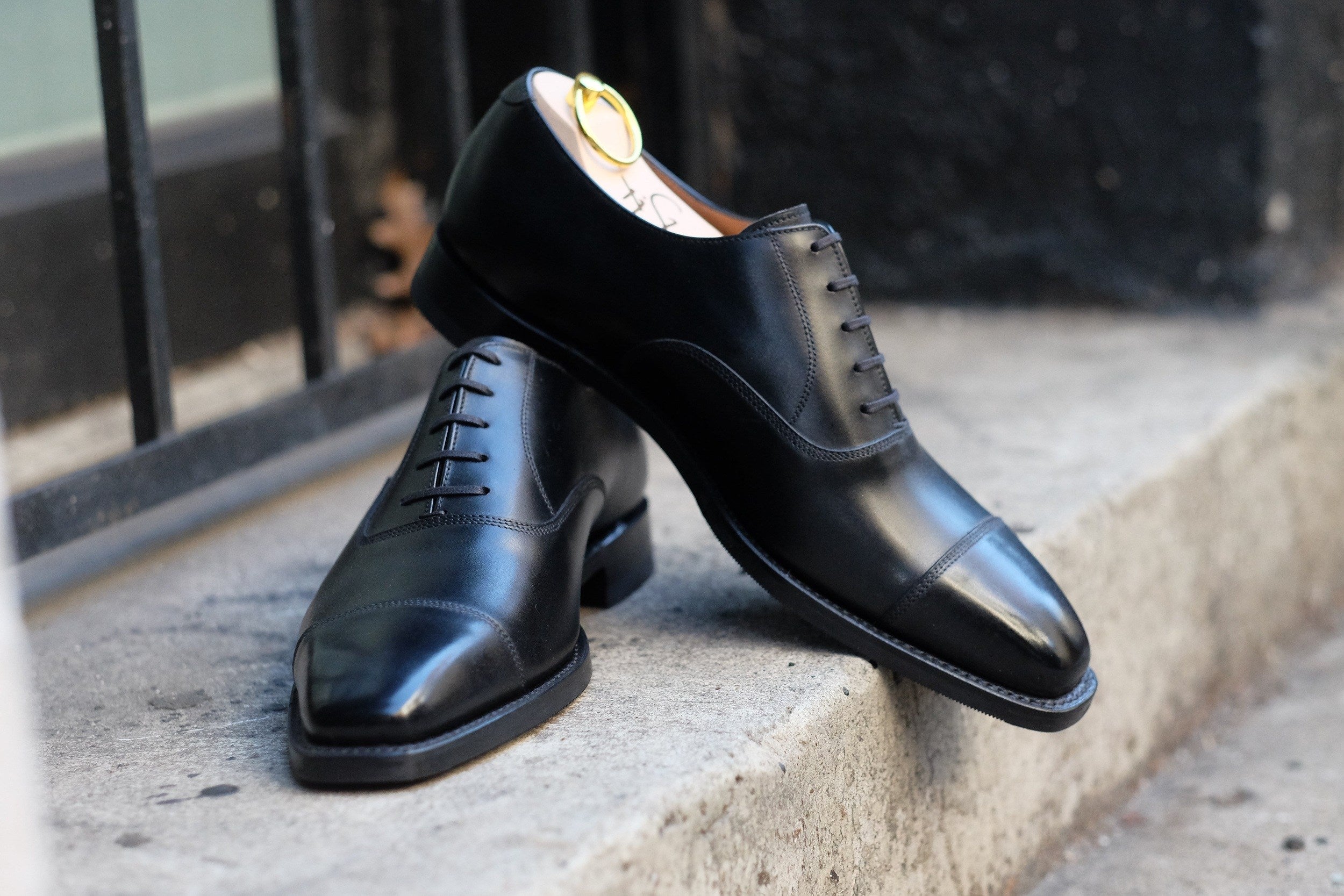 Puget - Black Calf-Captoe Cap Toe Oxfords-J.FitzPatrick Footwear