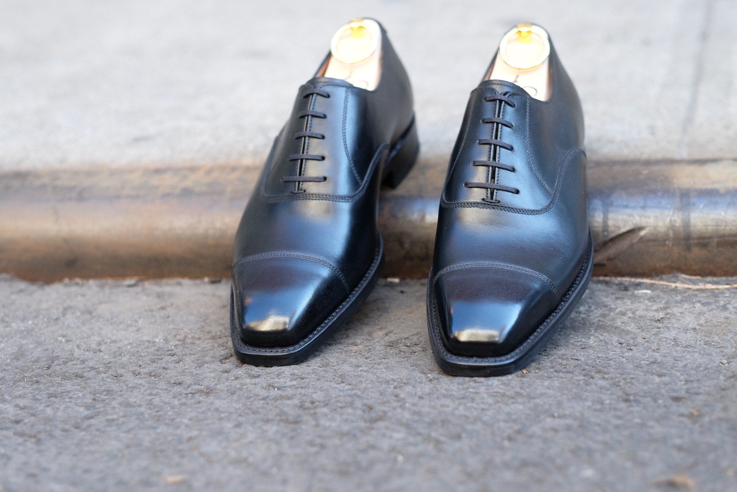 Puget - Black Calf-Captoe Cap Toe Oxfords-J.FitzPatrick Footwear