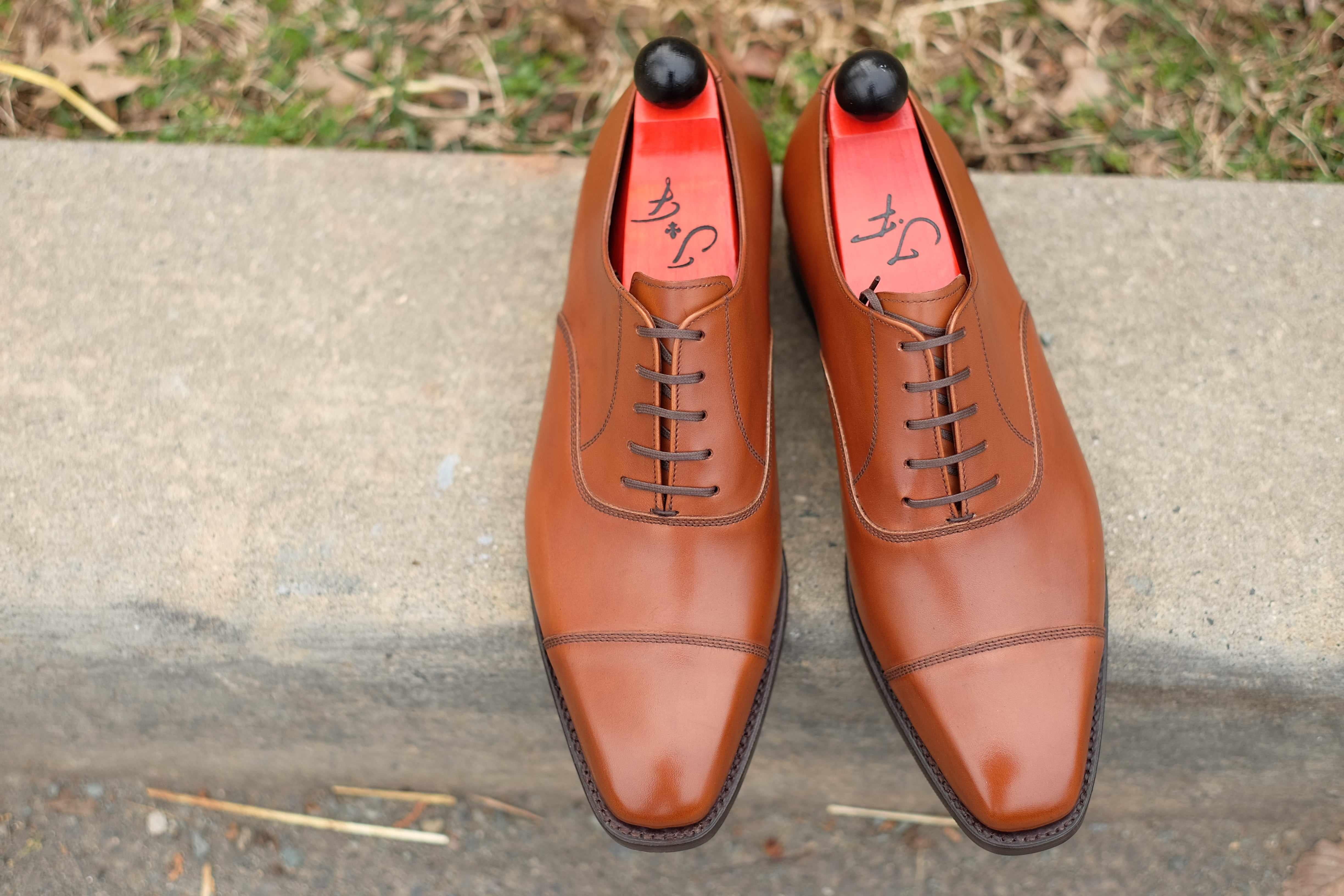 Puget - Caramel Calf-Captoe Cap Toe Oxfords-J.FitzPatrick Footwear