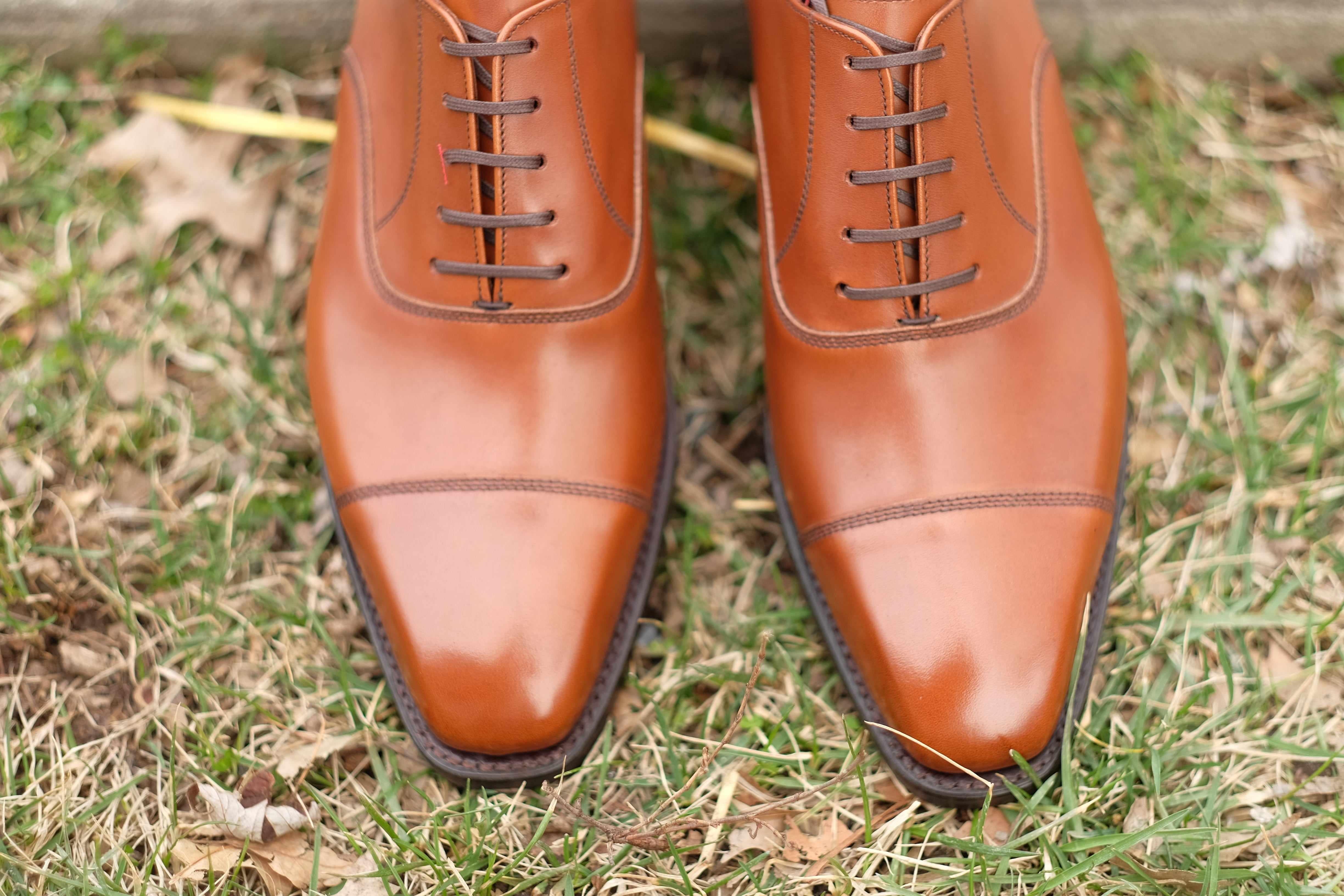 Puget - Caramel Calf-Captoe Cap Toe Oxfords-J.FitzPatrick Footwear
