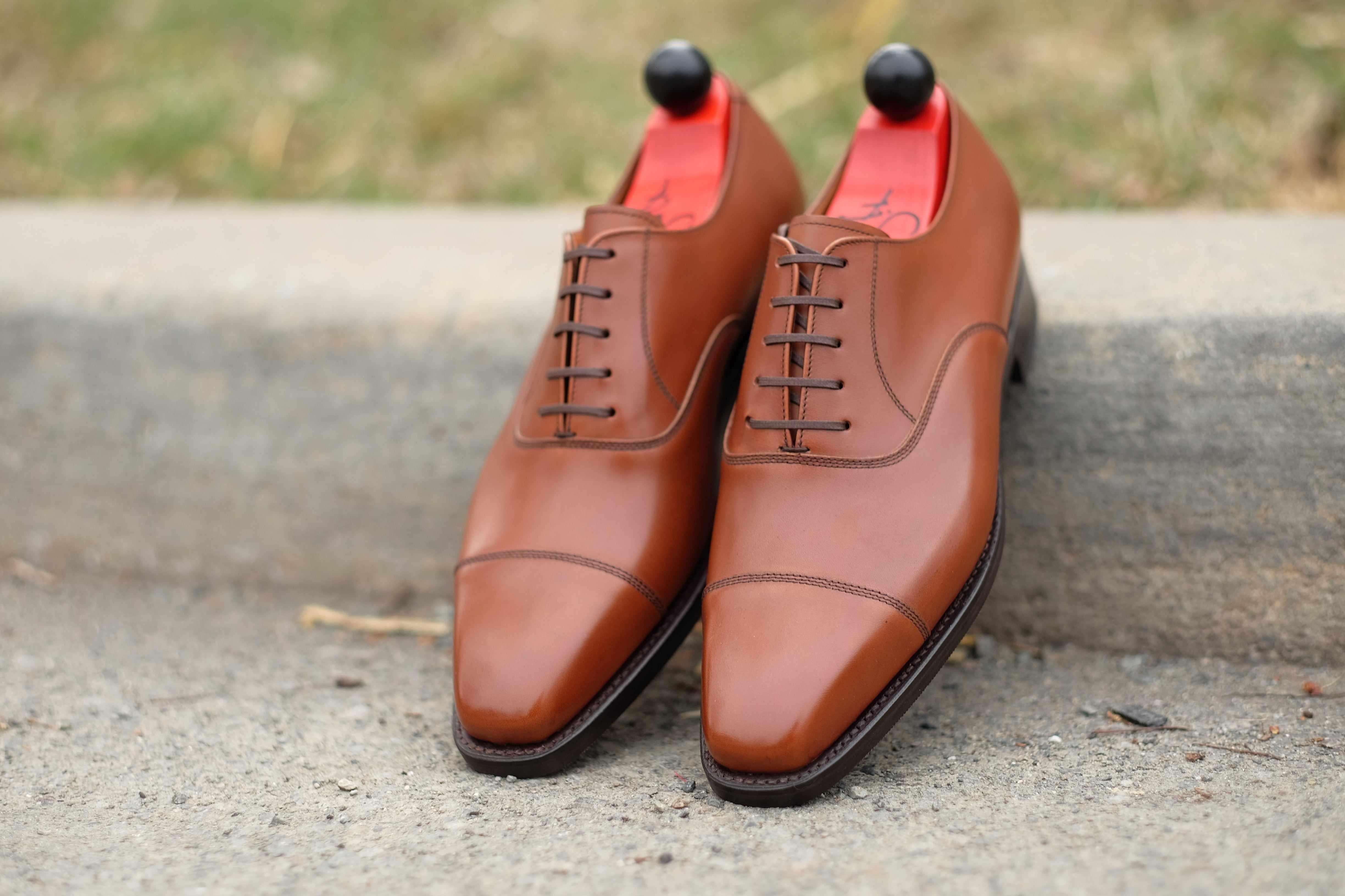 Puget - Caramel Calf-Captoe Cap Toe Oxfords-J.FitzPatrick Footwear