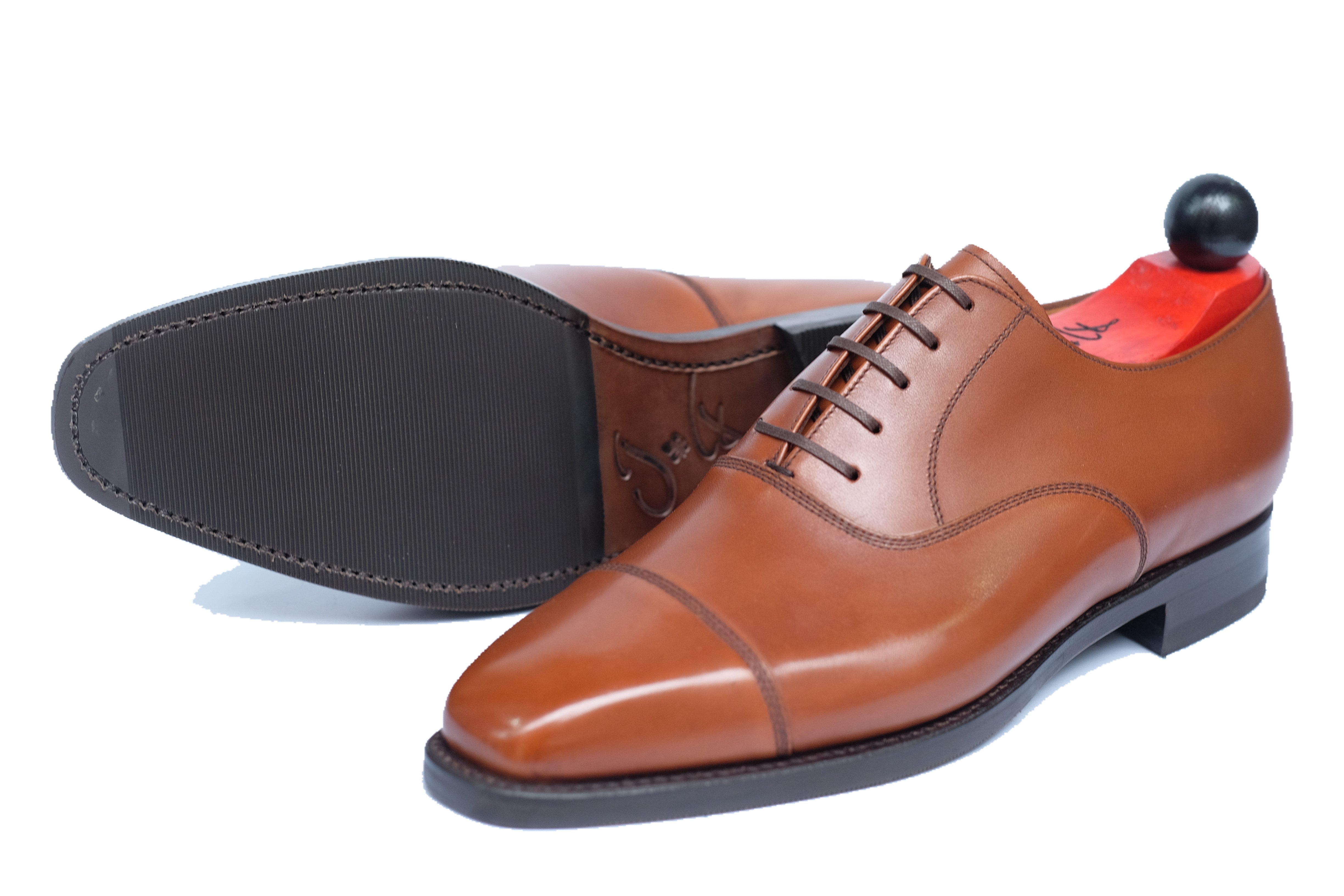 Puget - Caramel Calf-Captoe Cap Toe Oxfords-J.FitzPatrick Footwear