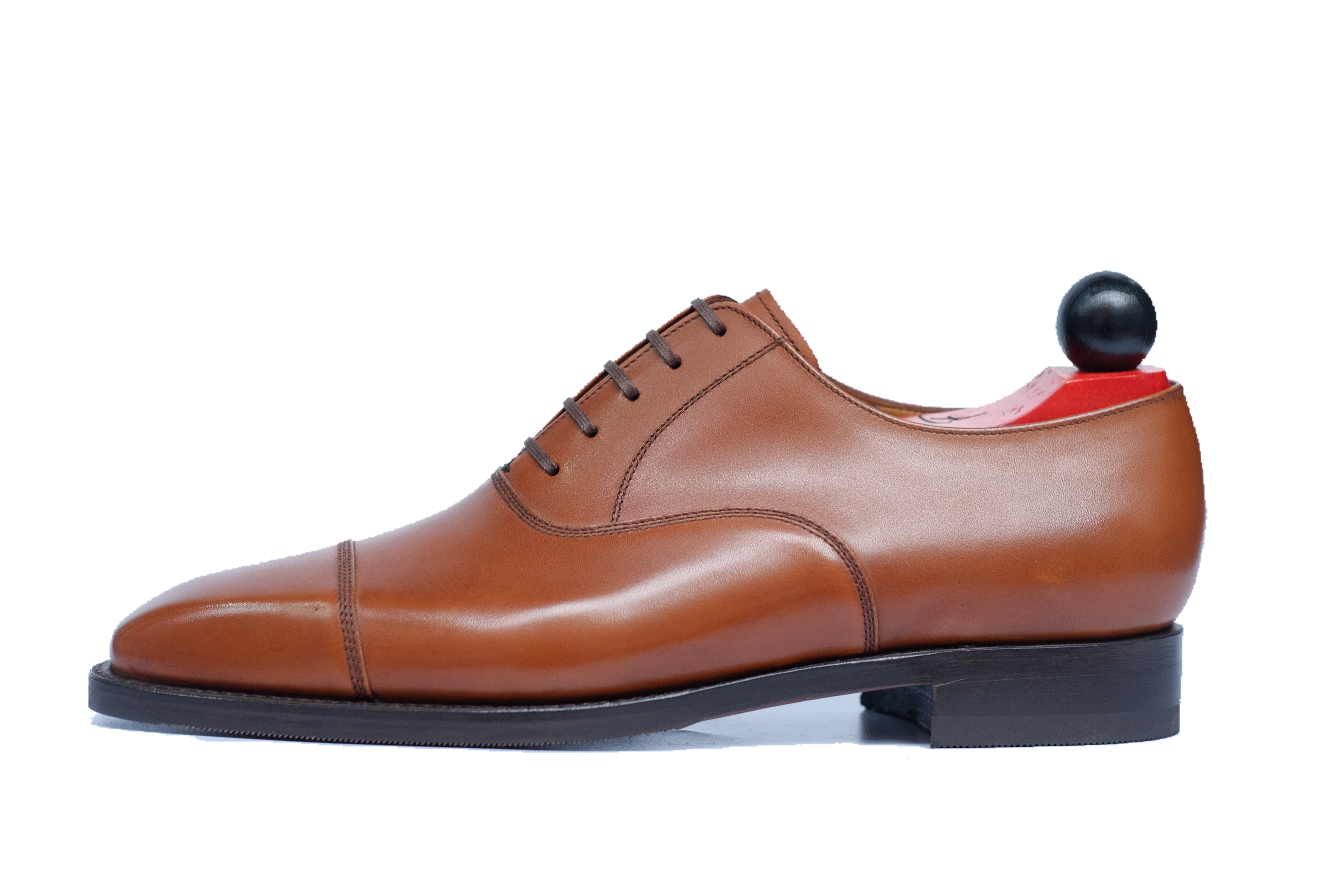 Puget - Caramel Calf-Captoe Cap Toe Oxfords-J.FitzPatrick Footwear