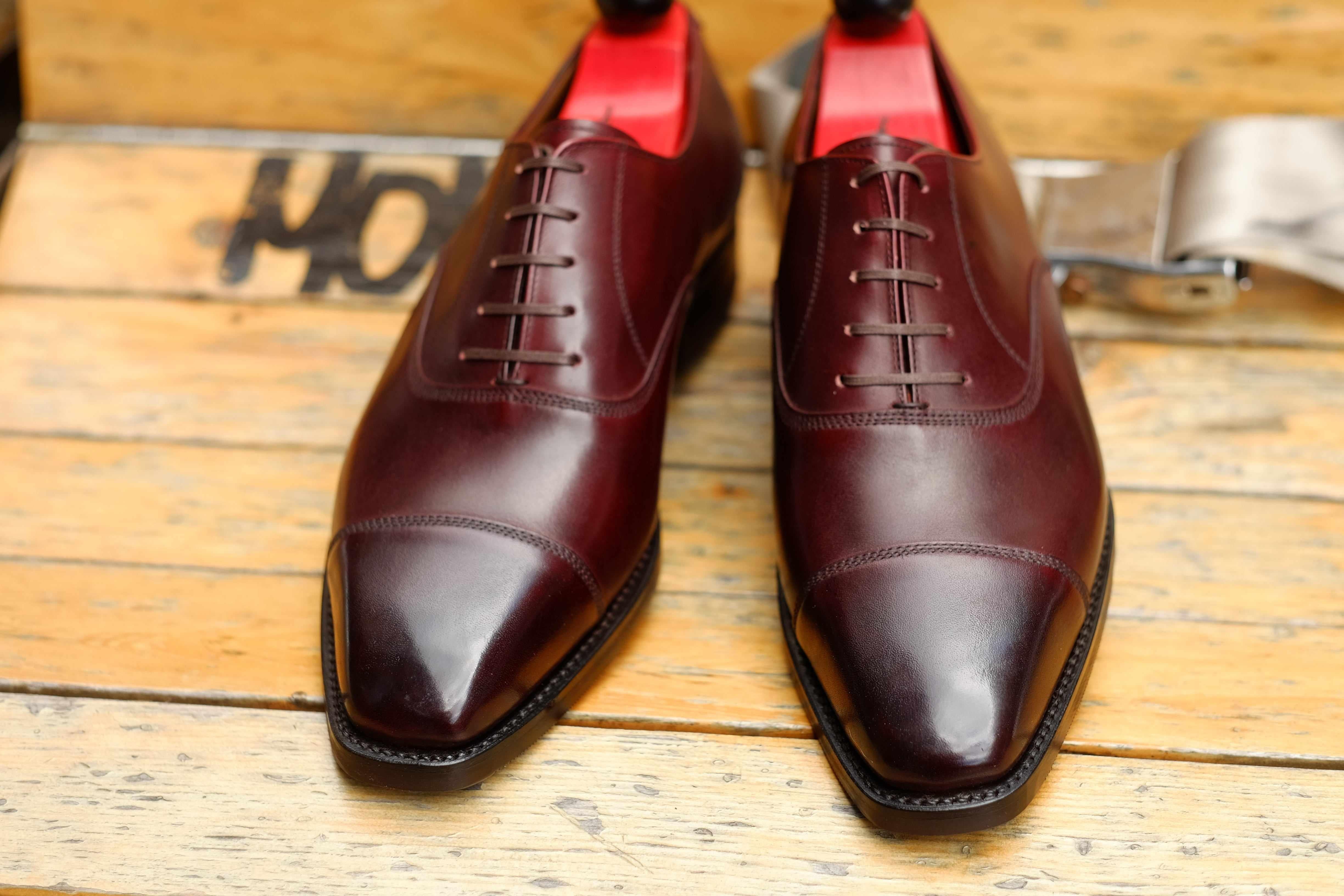 Puget - Sangria Calf-Captoe Cap Toe Oxfords-J.FitzPatrick Footwear