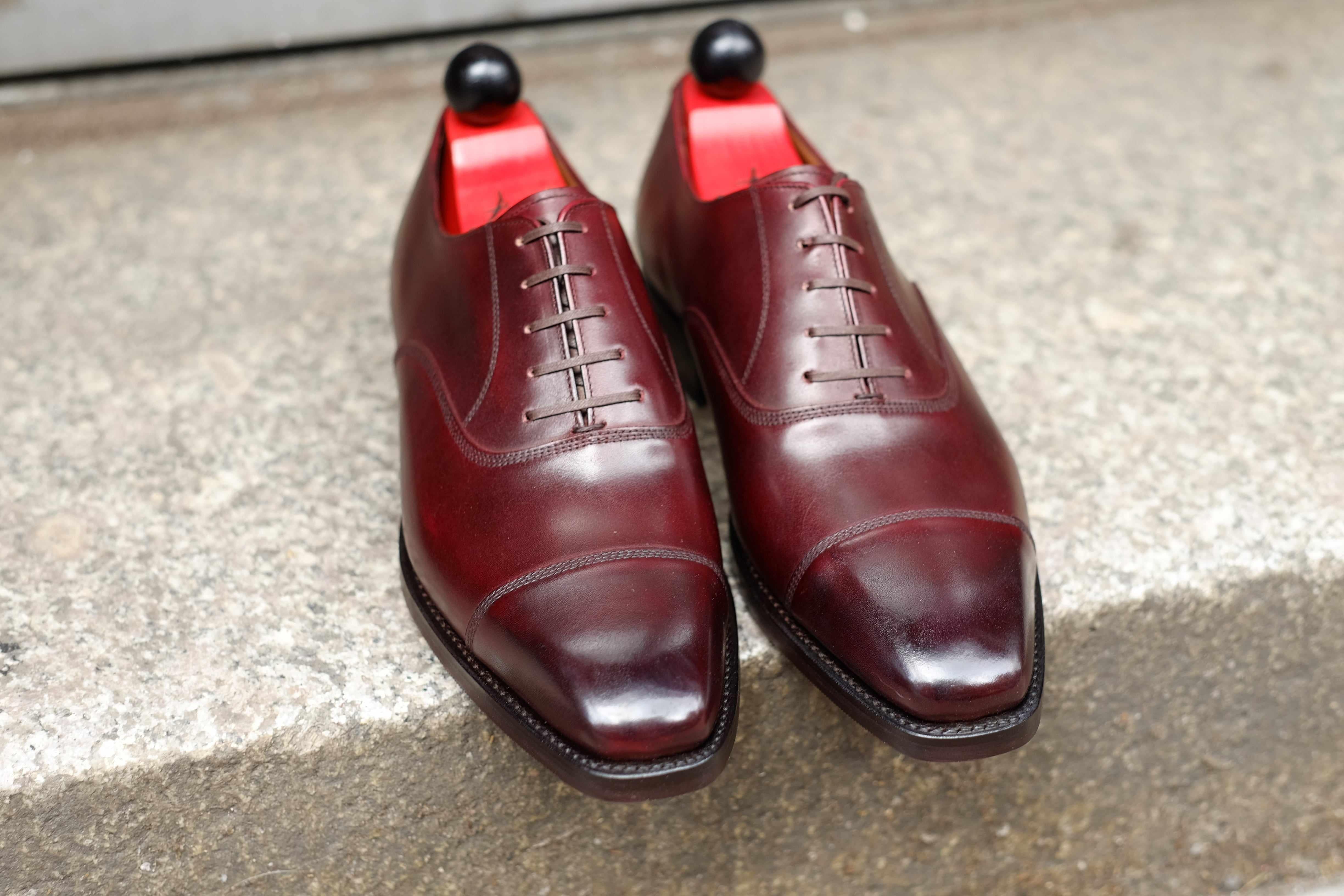 Puget - Sangria Calf-Captoe Cap Toe Oxfords-J.FitzPatrick Footwear