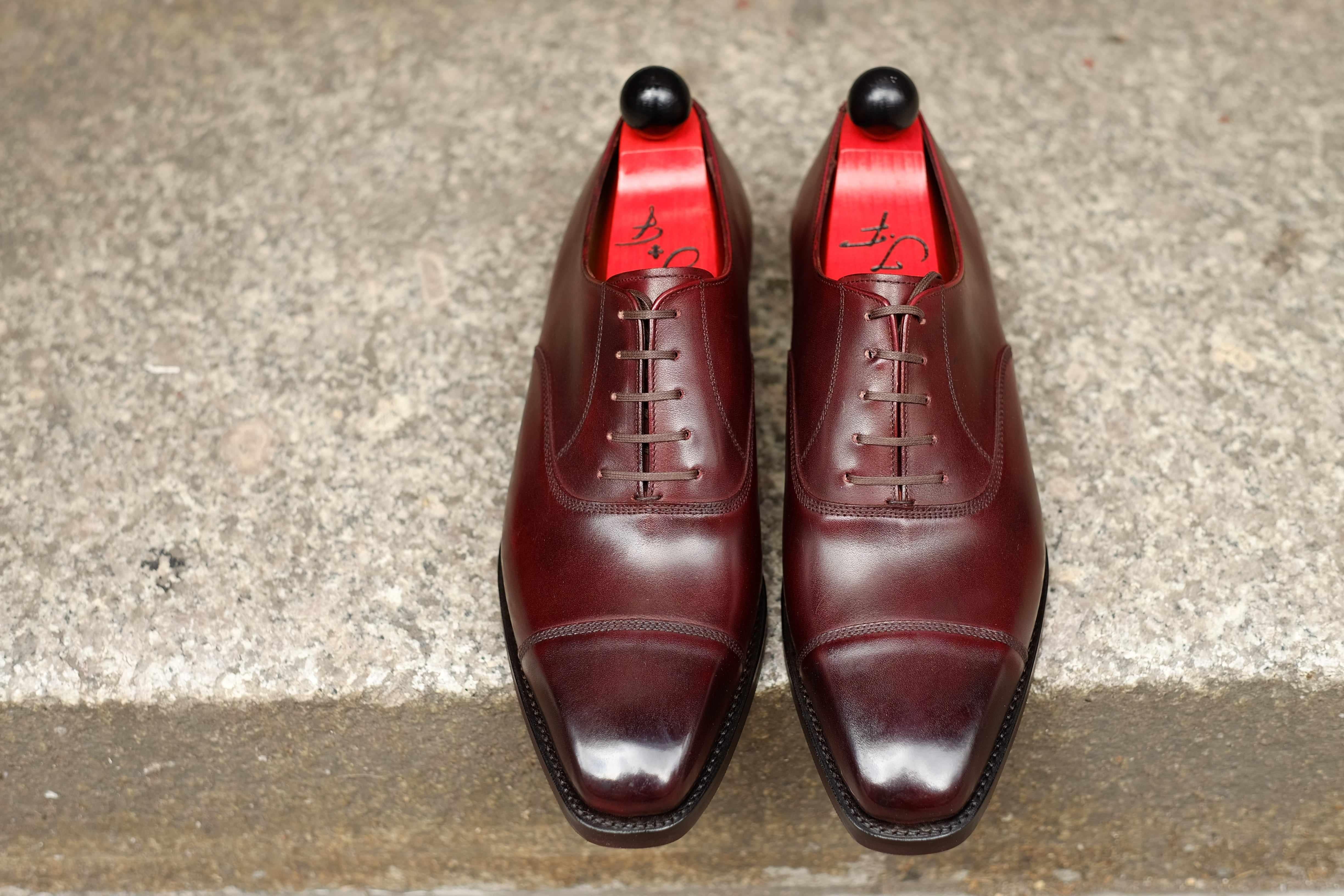 Puget - Sangria Calf-Captoe Cap Toe Oxfords-J.FitzPatrick Footwear