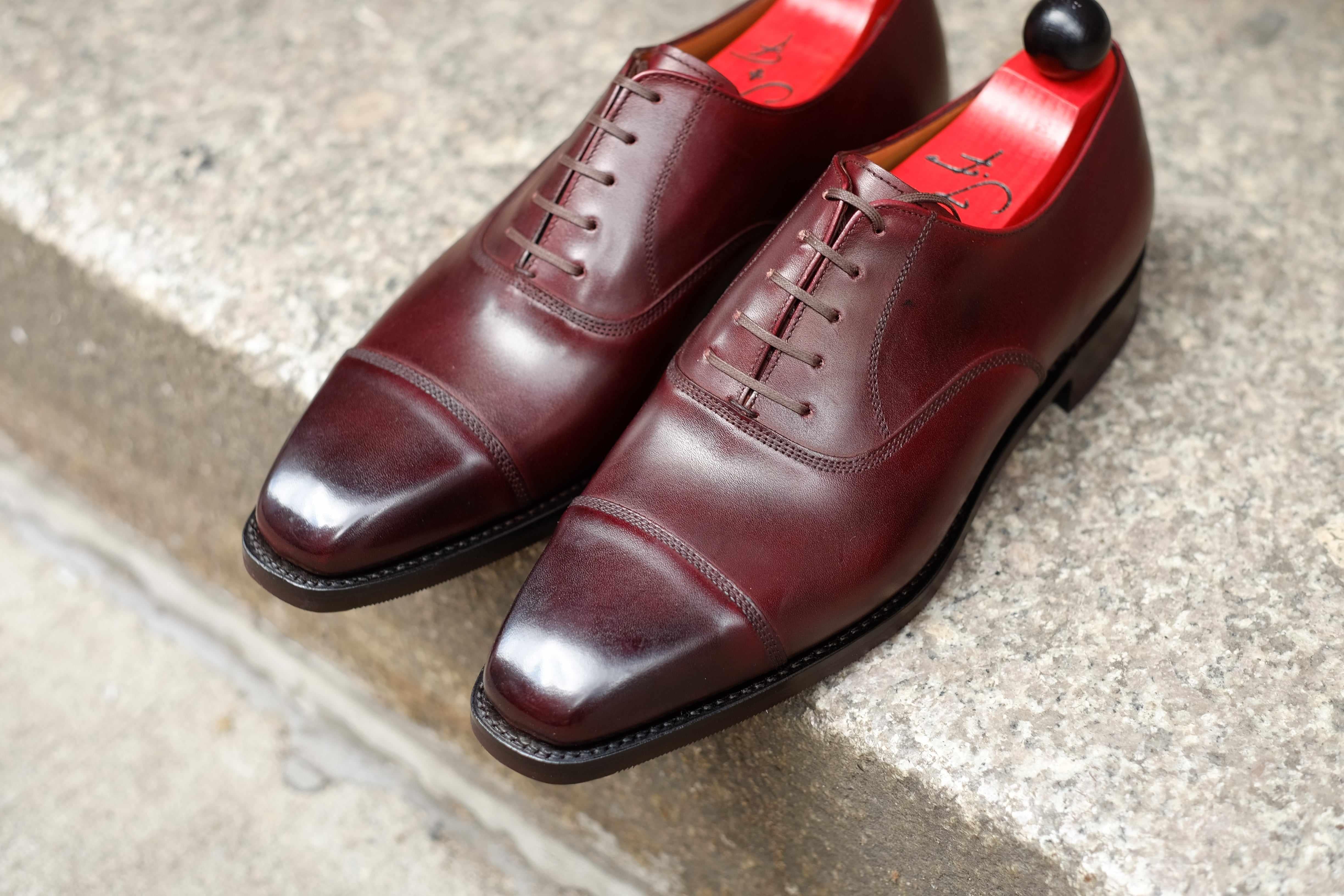Puget - Sangria Calf-Captoe Cap Toe Oxfords-J.FitzPatrick Footwear