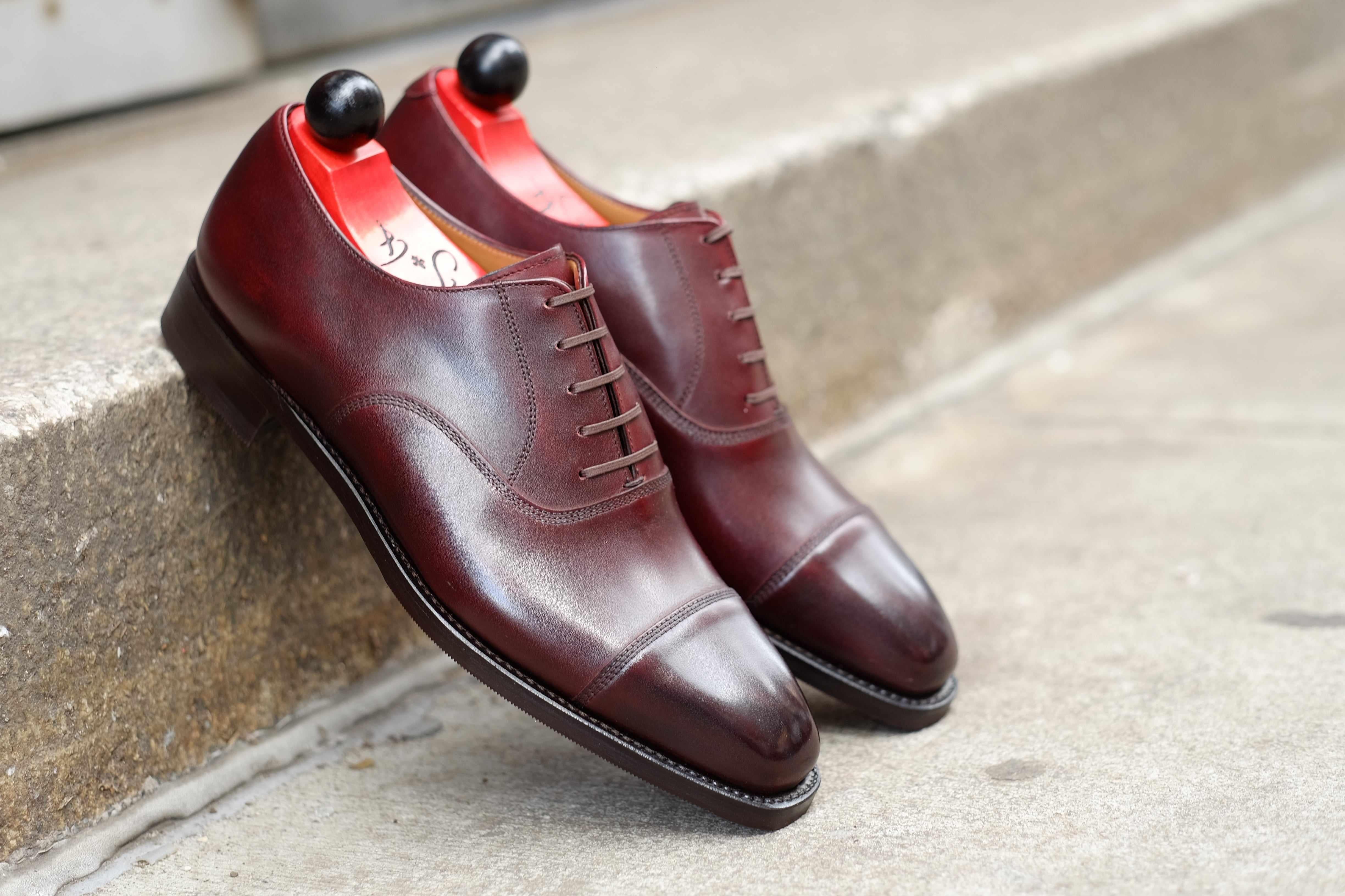 Puget - Sangria Calf-Captoe Cap Toe Oxfords-J.FitzPatrick Footwear