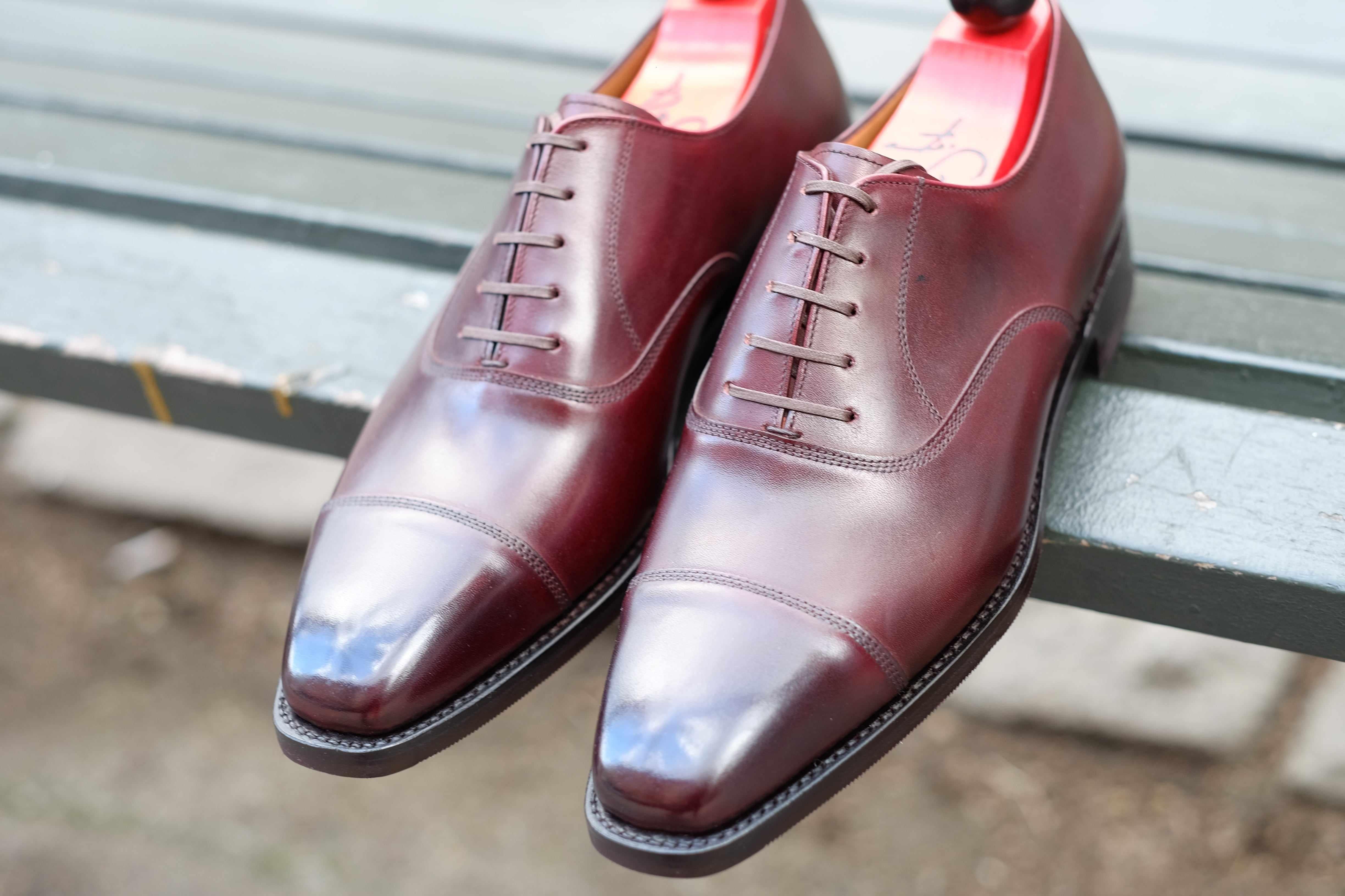 Puget - Sangria Calf-Captoe Cap Toe Oxfords-J.FitzPatrick Footwear