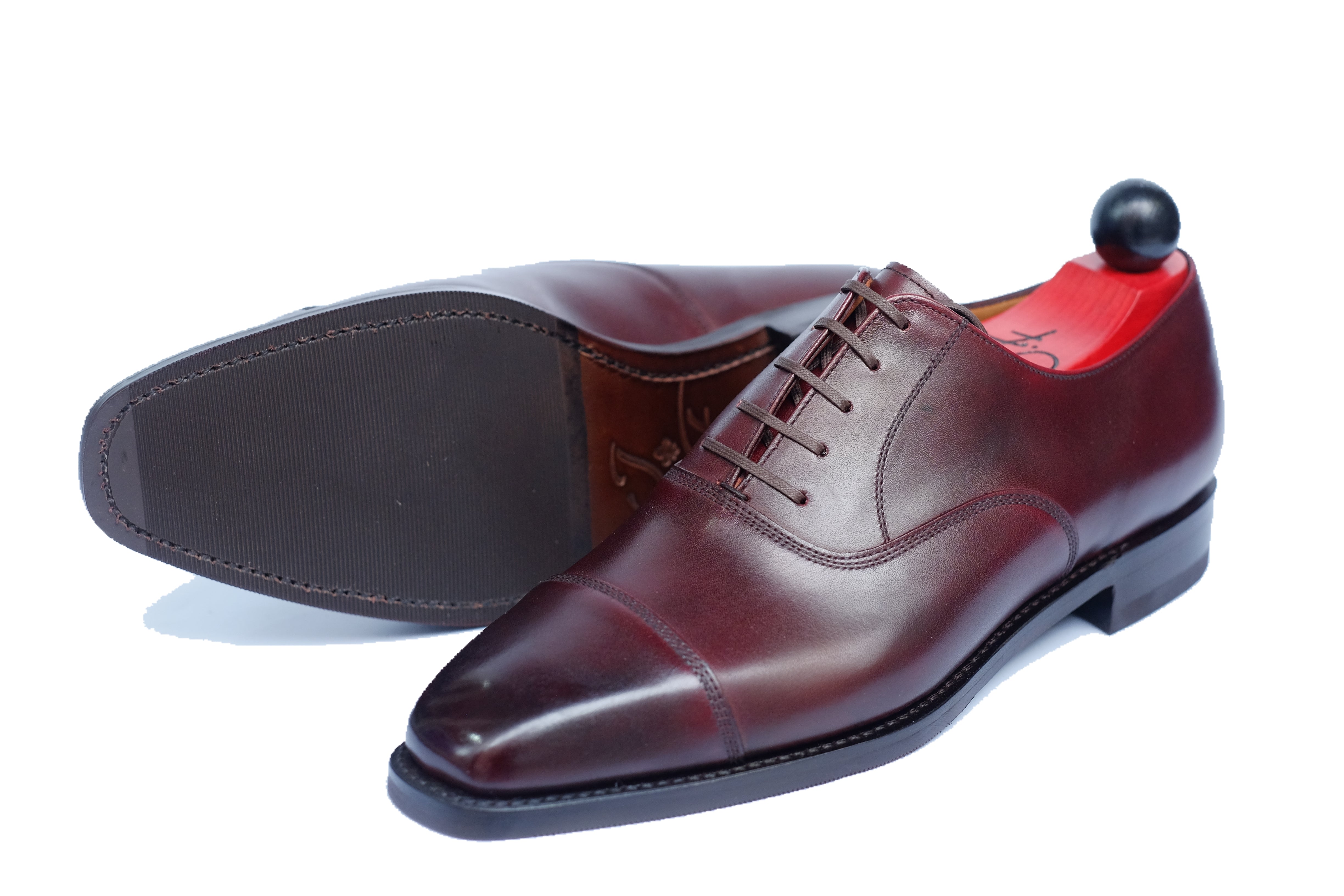 Puget - Sangria Calf-Captoe Cap Toe Oxfords-J.FitzPatrick Footwear