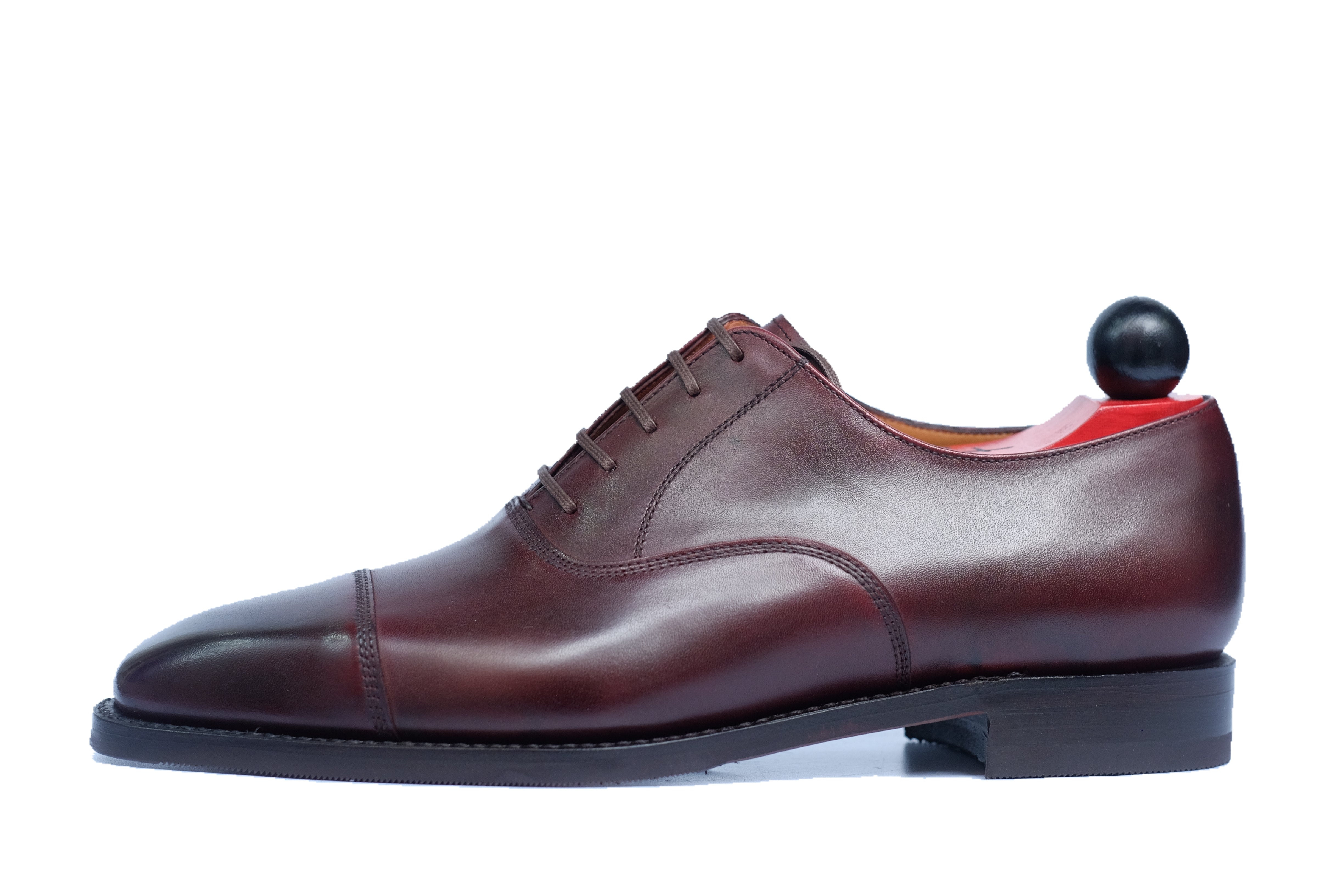 Puget - Sangria Calf-Captoe Cap Toe Oxfords-J.FitzPatrick Footwear