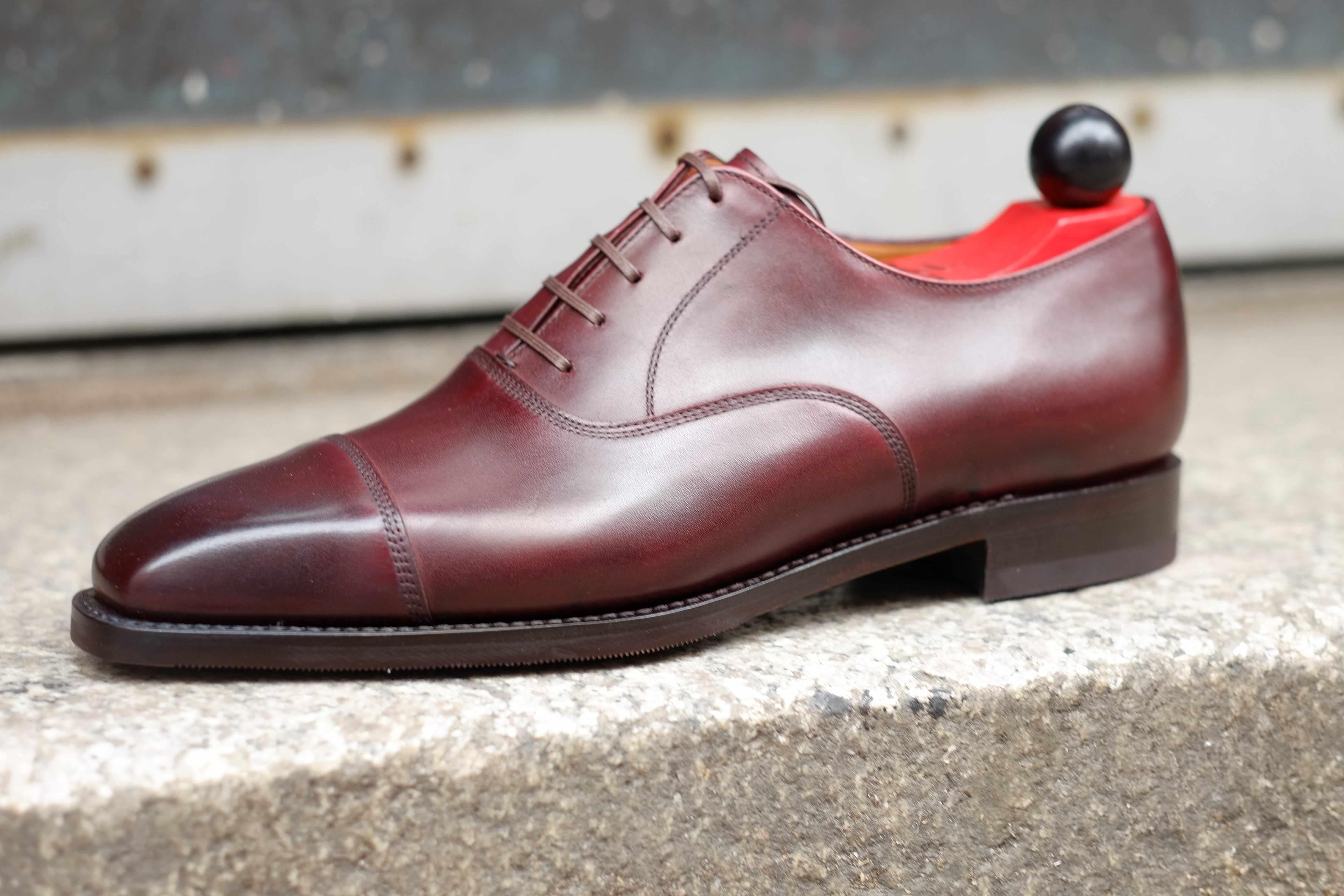 Puget - Sangria Calf-Captoe Cap Toe Oxfords-J.FitzPatrick Footwear