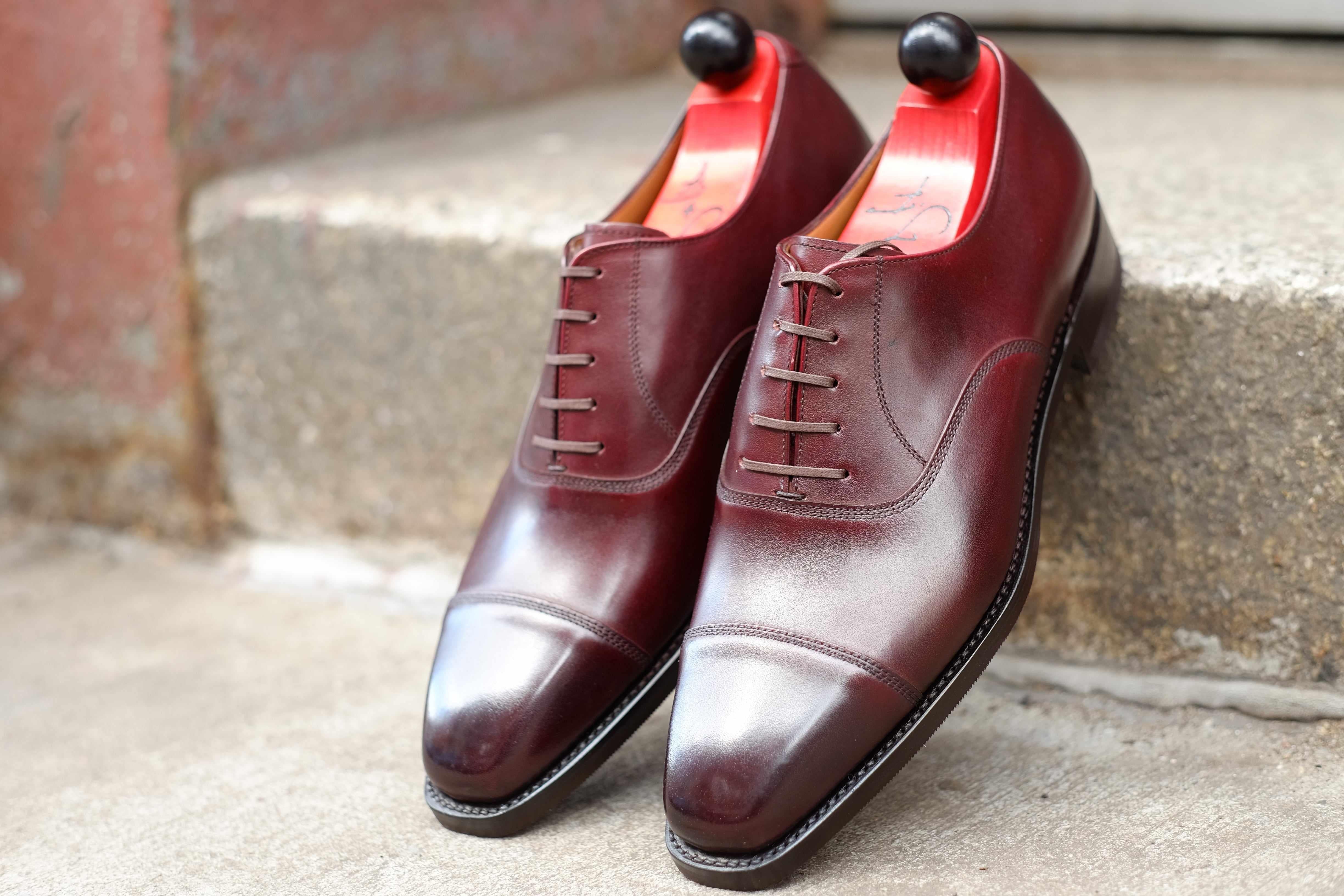 Puget - Sangria Calf-Captoe Cap Toe Oxfords-J.FitzPatrick Footwear