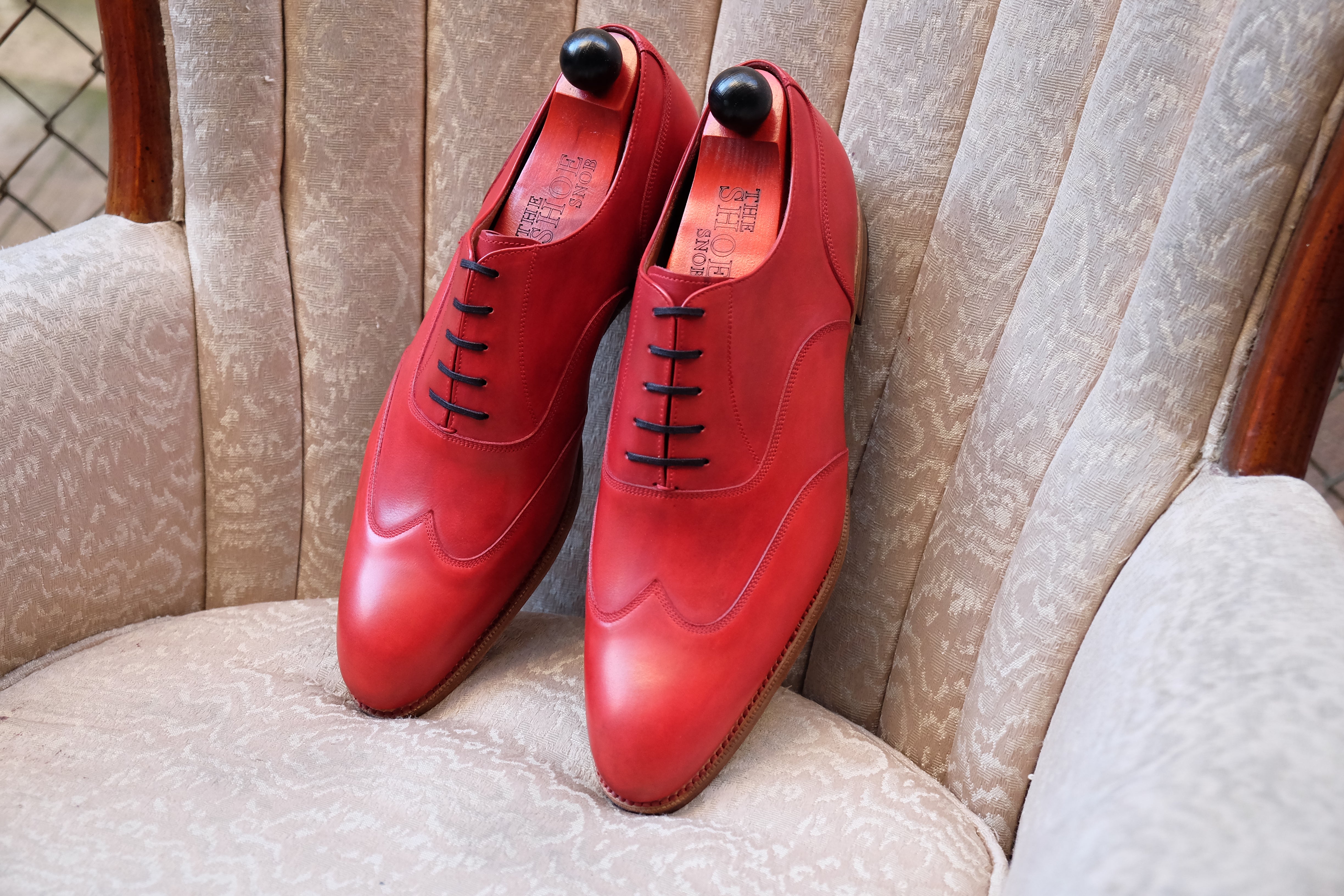 Pullman - MTO - Unfinished Red Calf - NGT Last - Natural Single Leather Sole-Made To Order Austerity Brogue Oxfords-J.FitzPatrick Footwear