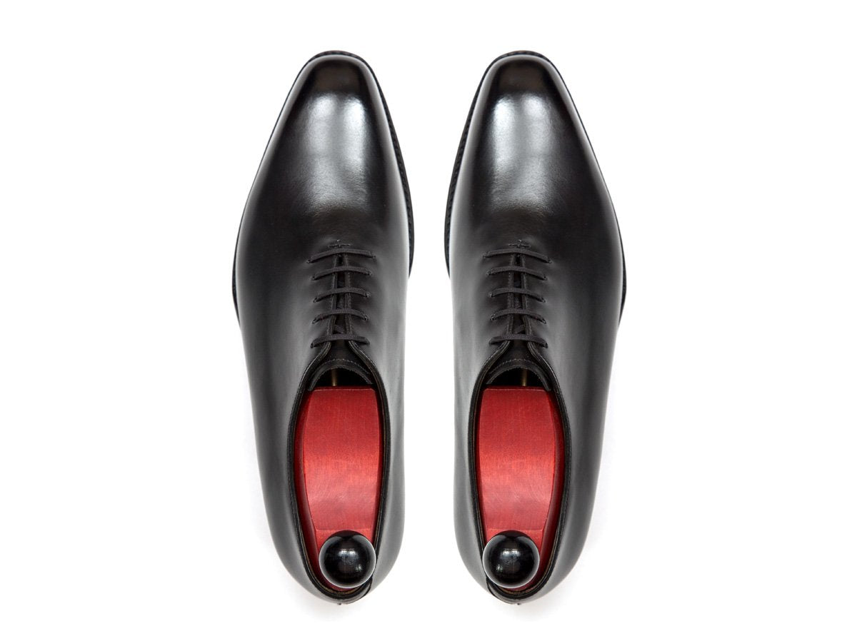 Skyway - MTO - Black Calf - LPB Last - Single Leather Sole-Made To Order Plain Toe Classic Wholecut Whole Cut Oxfords-J.FitzPatrick Footwear