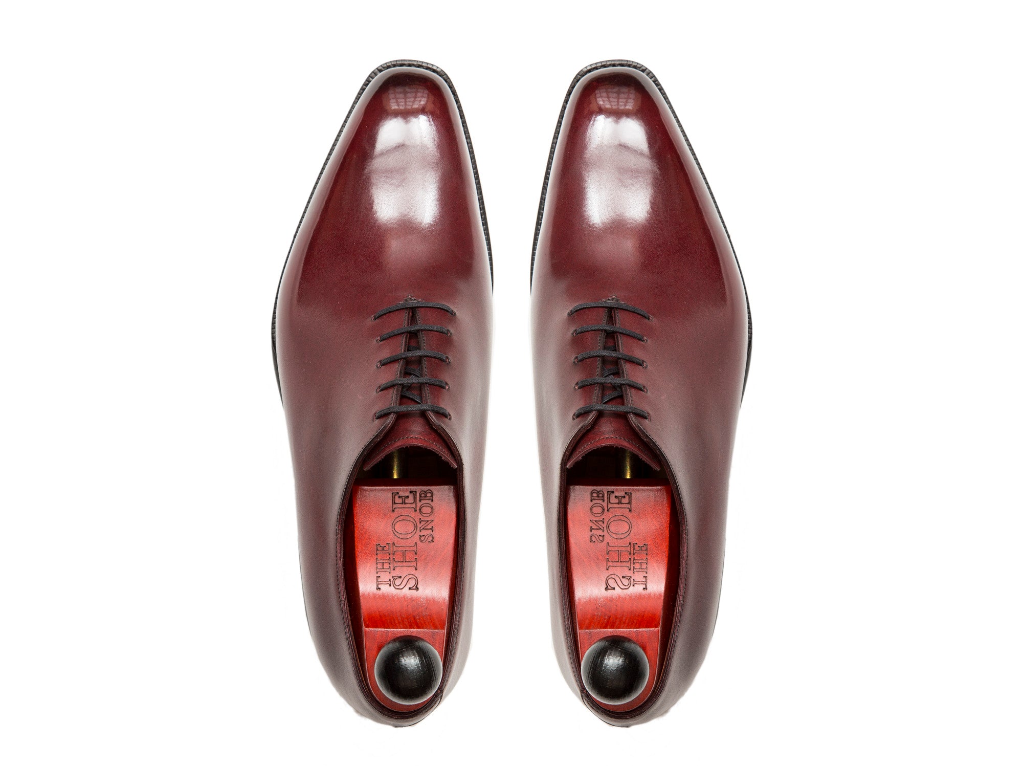 Skyway - MTO - Burgundy Calf - LPB Last - Single Leather Sole-Made To Order Plain Toe Classic Wholecut Whole Cut Oxfords-J.FitzPatrick Footwear