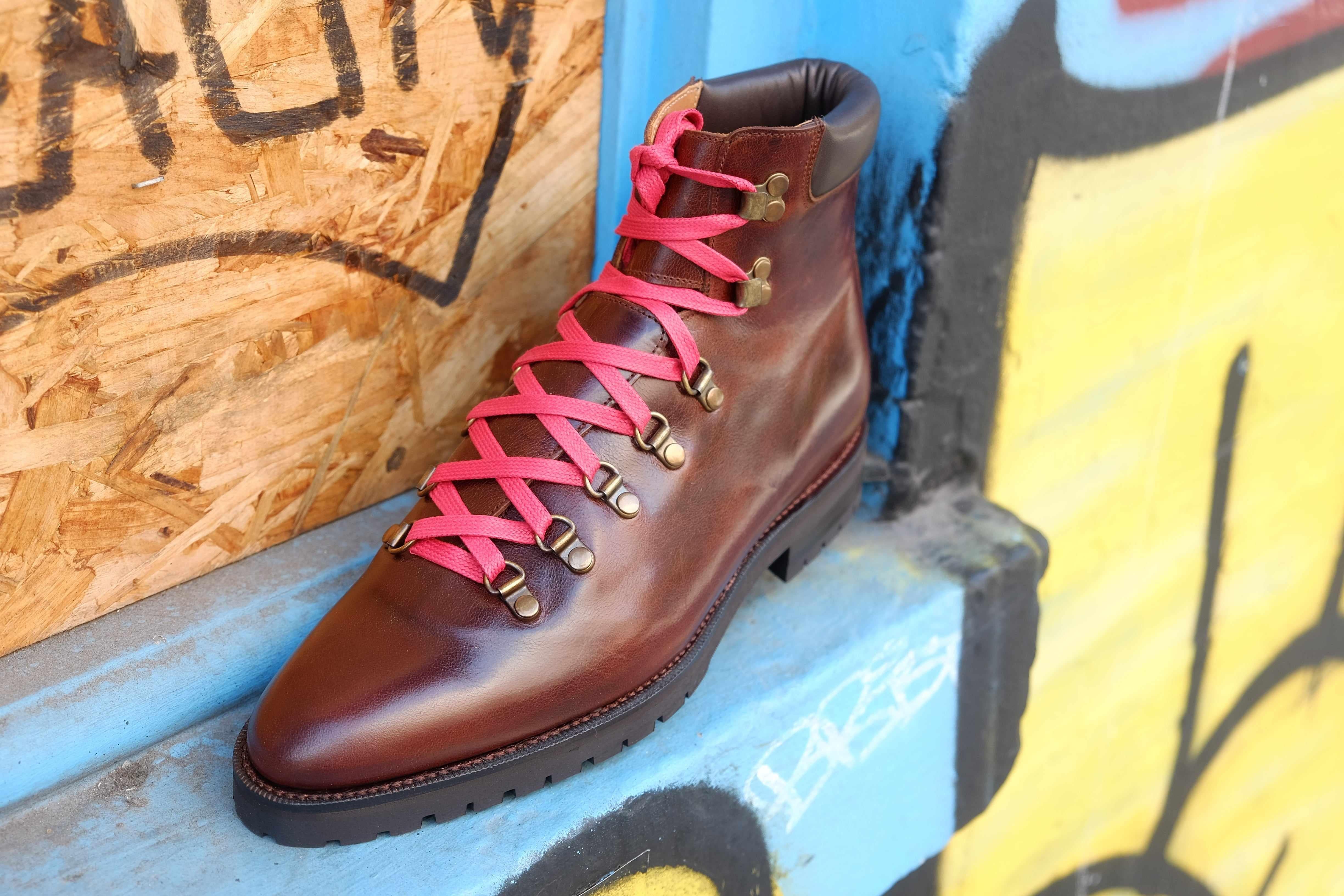 Snoqualmie - Rugged Brown Commando-Alpine Hiker Boots-J.FitzPatrick Footwear