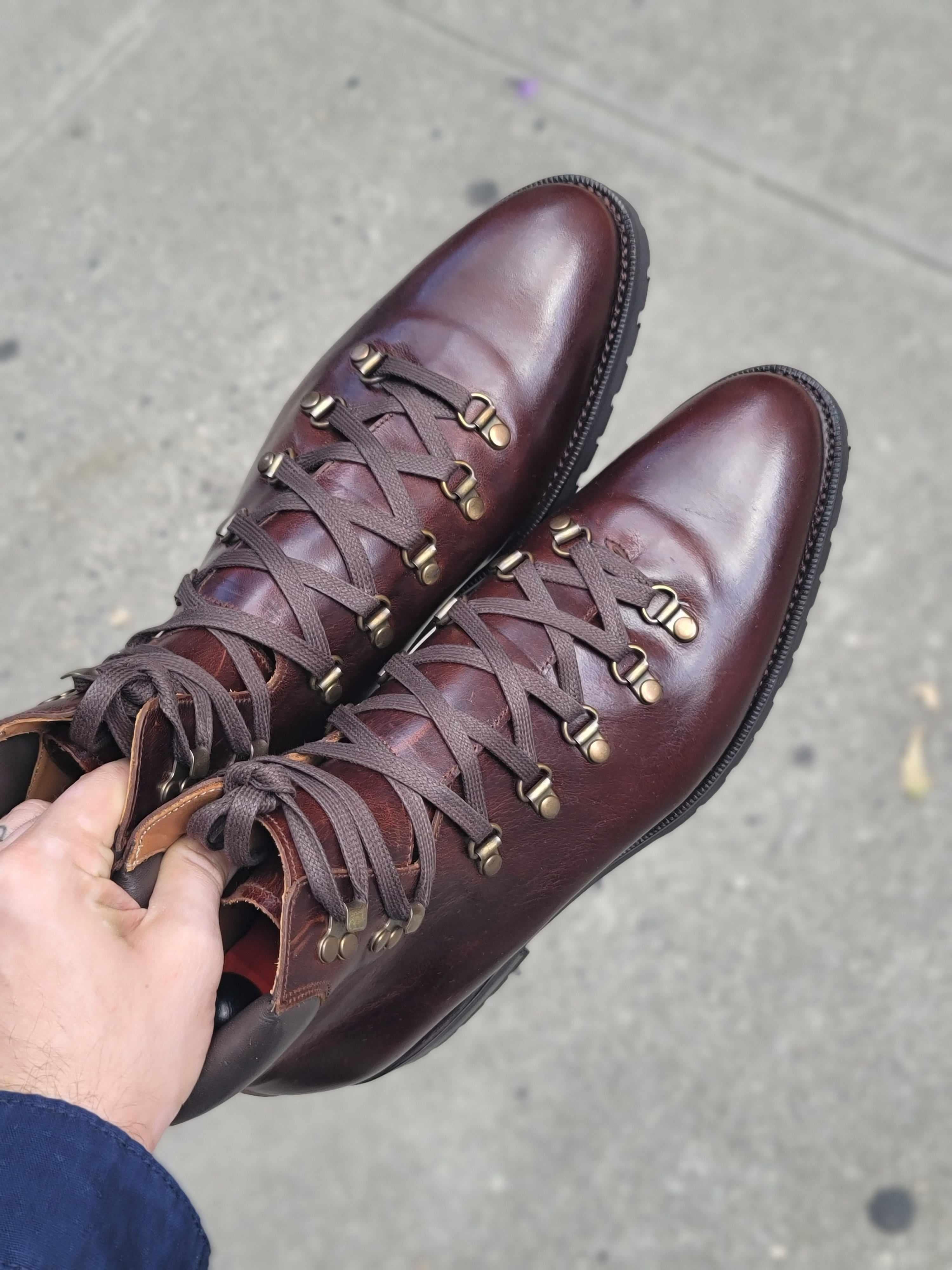 Snoqualmie - Rugged Brown Commando-Alpine Hiker Boots-J.FitzPatrick Footwear