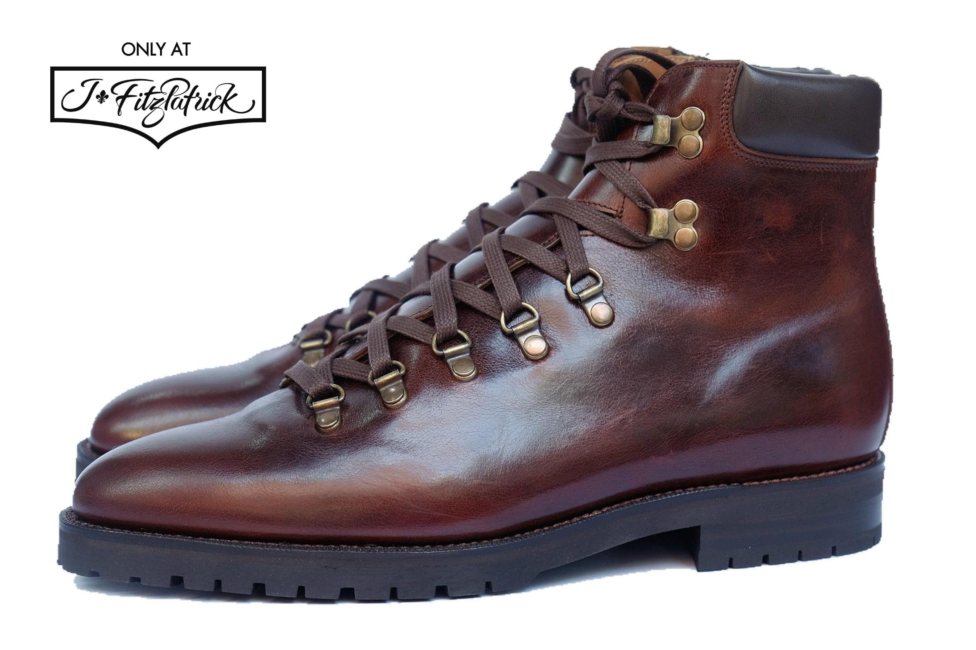 Snoqualmie - Rugged Brown Commando-Alpine Hiker Boots-J.FitzPatrick Footwear