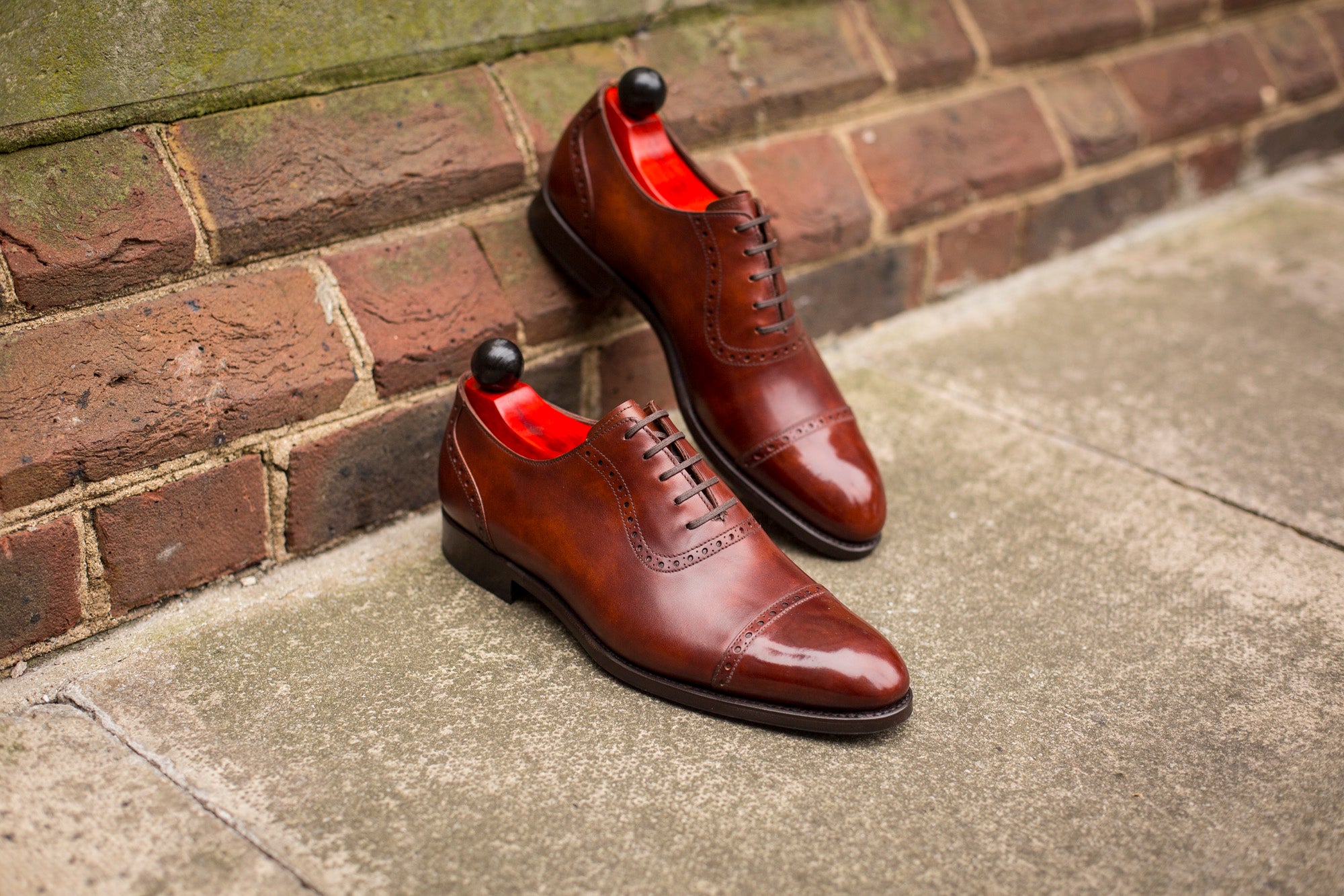 Sunnyside - MTO - Gold Museum Calf - NGT Last - Single Leather Sole-Made To Order Captoe Cap Toe Brogue Oxfords-J.FitzPatrick Footwear