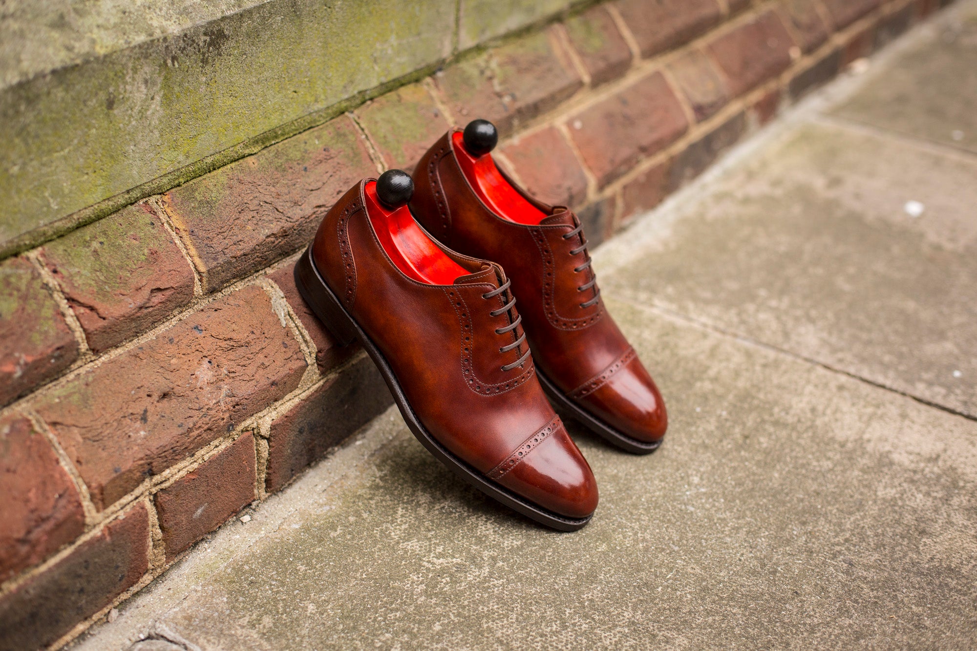 Sunnyside - MTO - Gold Museum Calf - NGT Last - Single Leather Sole-Made To Order Captoe Cap Toe Brogue Oxfords-J.FitzPatrick Footwear