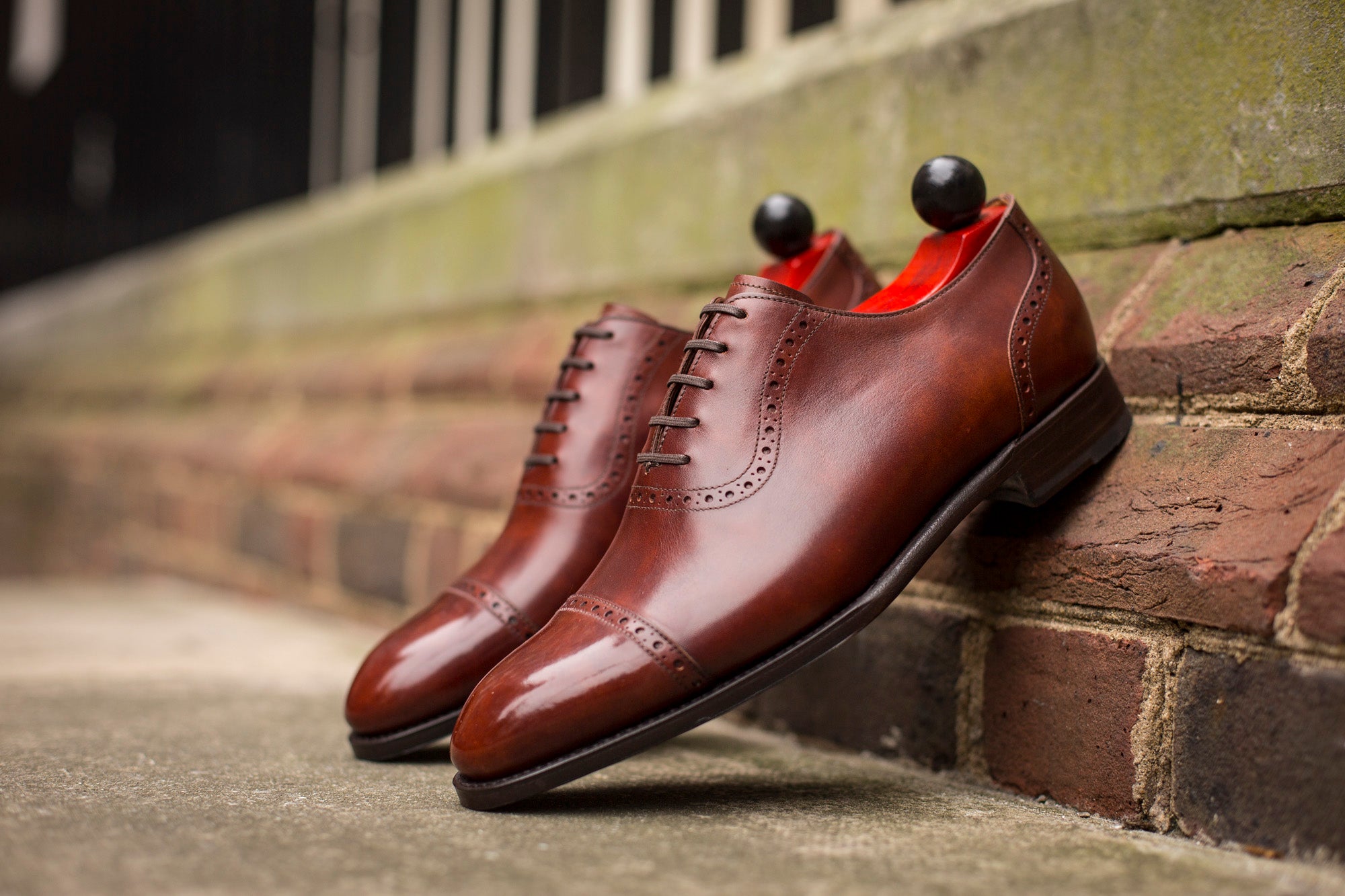 Sunnyside - MTO - Gold Museum Calf - NGT Last - Single Leather Sole-Made To Order Captoe Cap Toe Brogue Oxfords-J.FitzPatrick Footwear
