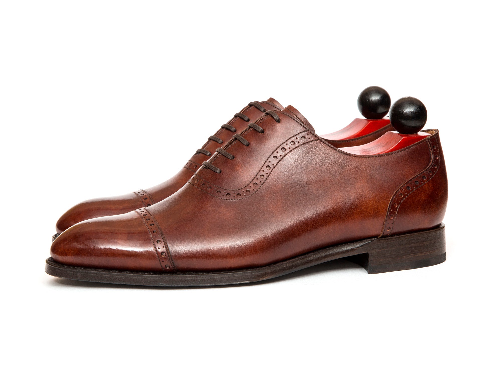 Sunnyside - MTO - Gold Museum Calf - NGT Last - Single Leather Sole-Made To Order Captoe Cap Toe Brogue Oxfords-J.FitzPatrick Footwear