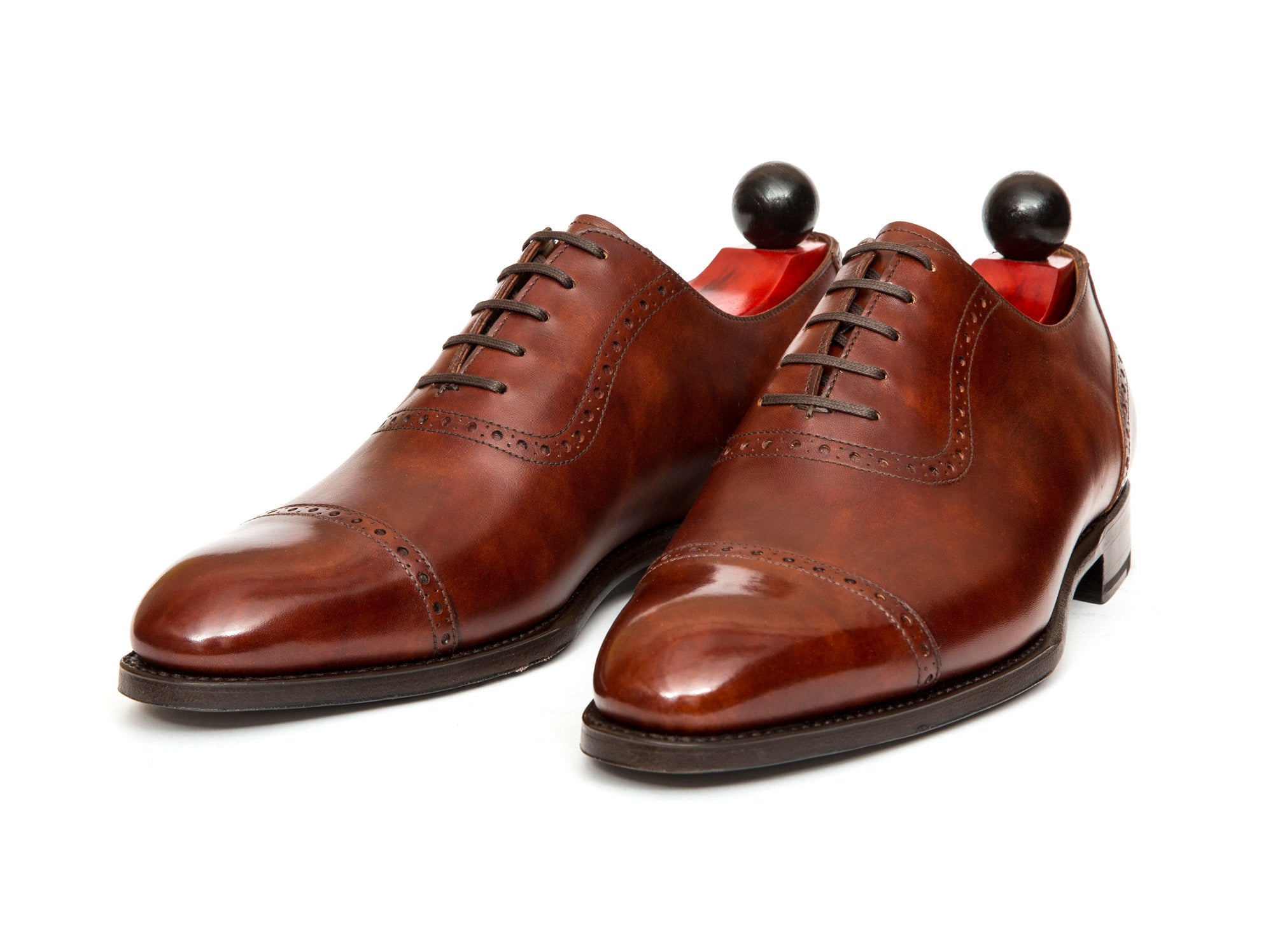 Sunnyside - MTO - Gold Museum Calf - NGT Last - Single Leather Sole-Made To Order Captoe Cap Toe Brogue Oxfords-J.FitzPatrick Footwear