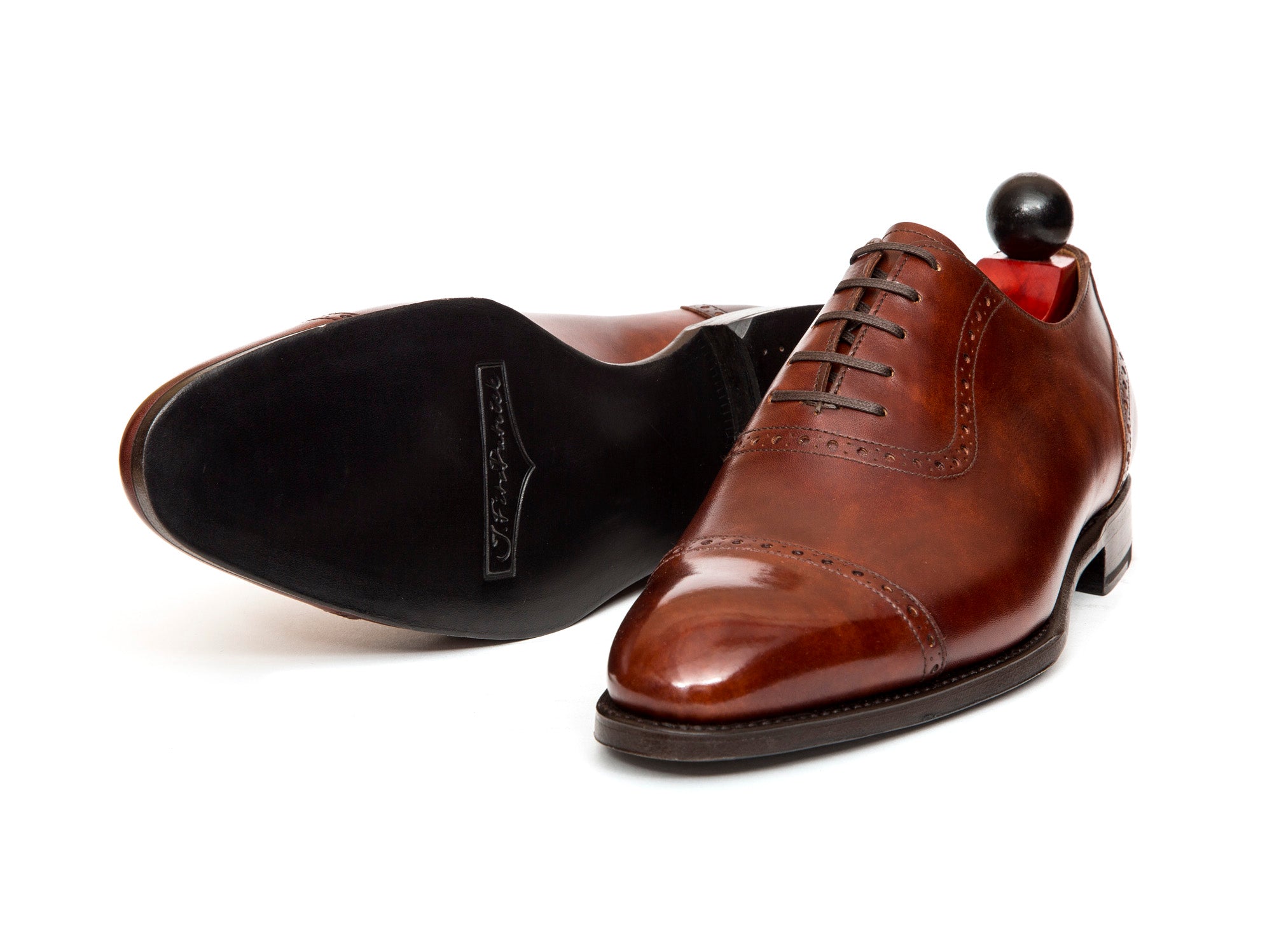Sunnyside - MTO - Gold Museum Calf - NGT Last - Single Leather Sole-Made To Order Captoe Cap Toe Brogue Oxfords-J.FitzPatrick Footwear