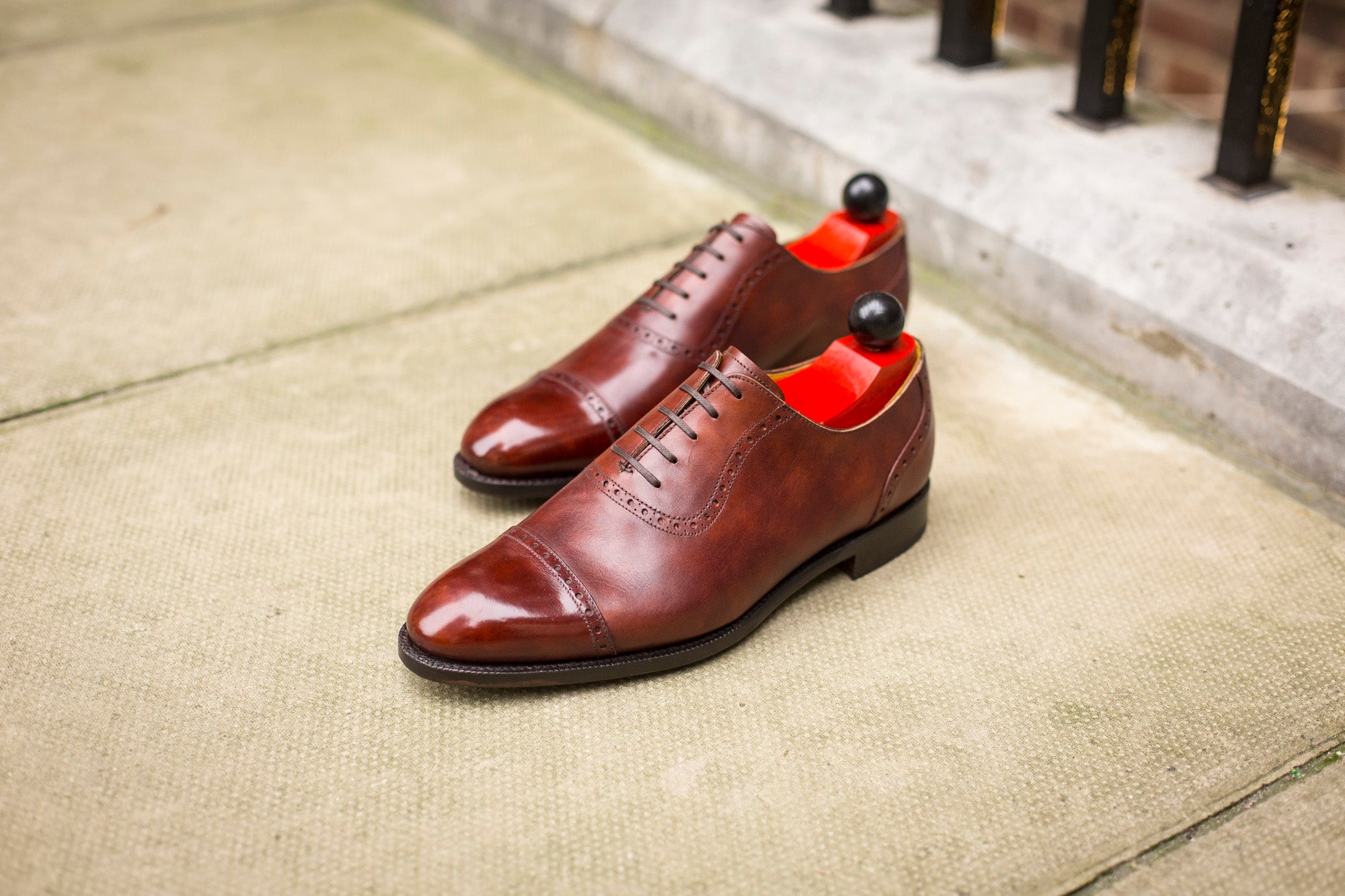Sunnyside - MTO - Gold Museum Calf - NGT Last - Single Leather Sole-Made To Order Captoe Cap Toe Brogue Oxfords-J.FitzPatrick Footwear