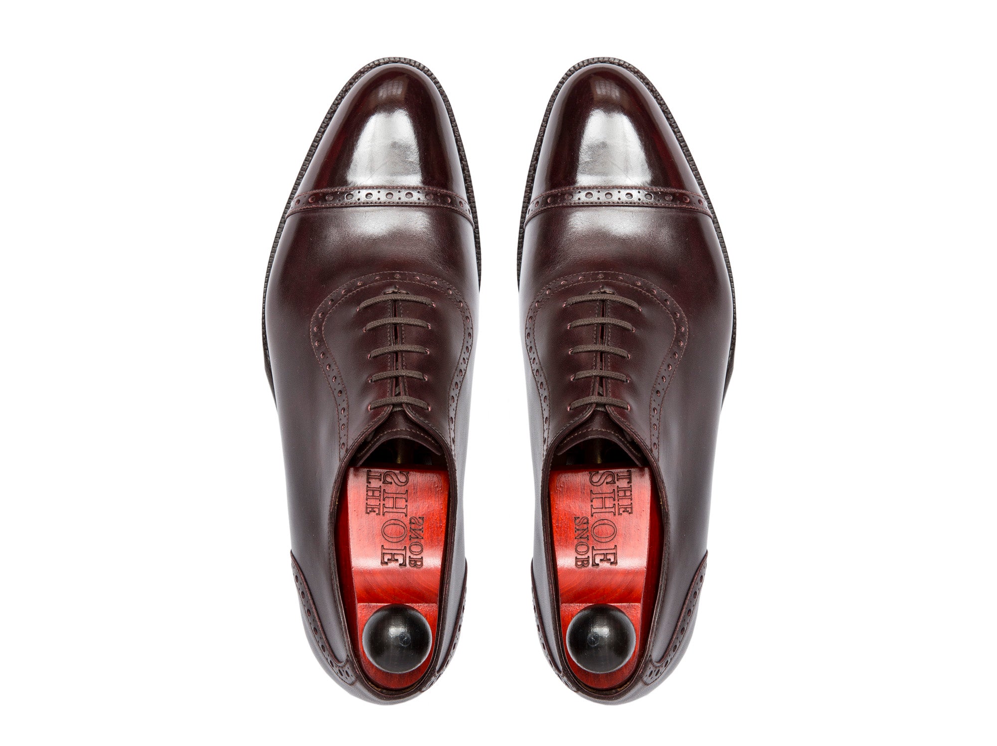 Sunnyside - MTO - Plum Museum Calf - TMG Last - Single Leather Sole-Made To Order Captoe Cap Toe Brogue Oxfords-J.FitzPatrick Footwear