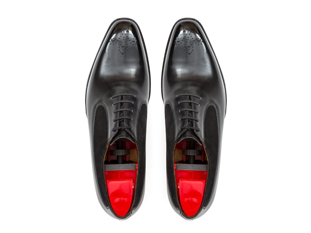 Tacoma - MTO - Black Calf / Black Suede - LPB Last - Single Leather Sole-Made To Order-J.FitzPatrick Footwear