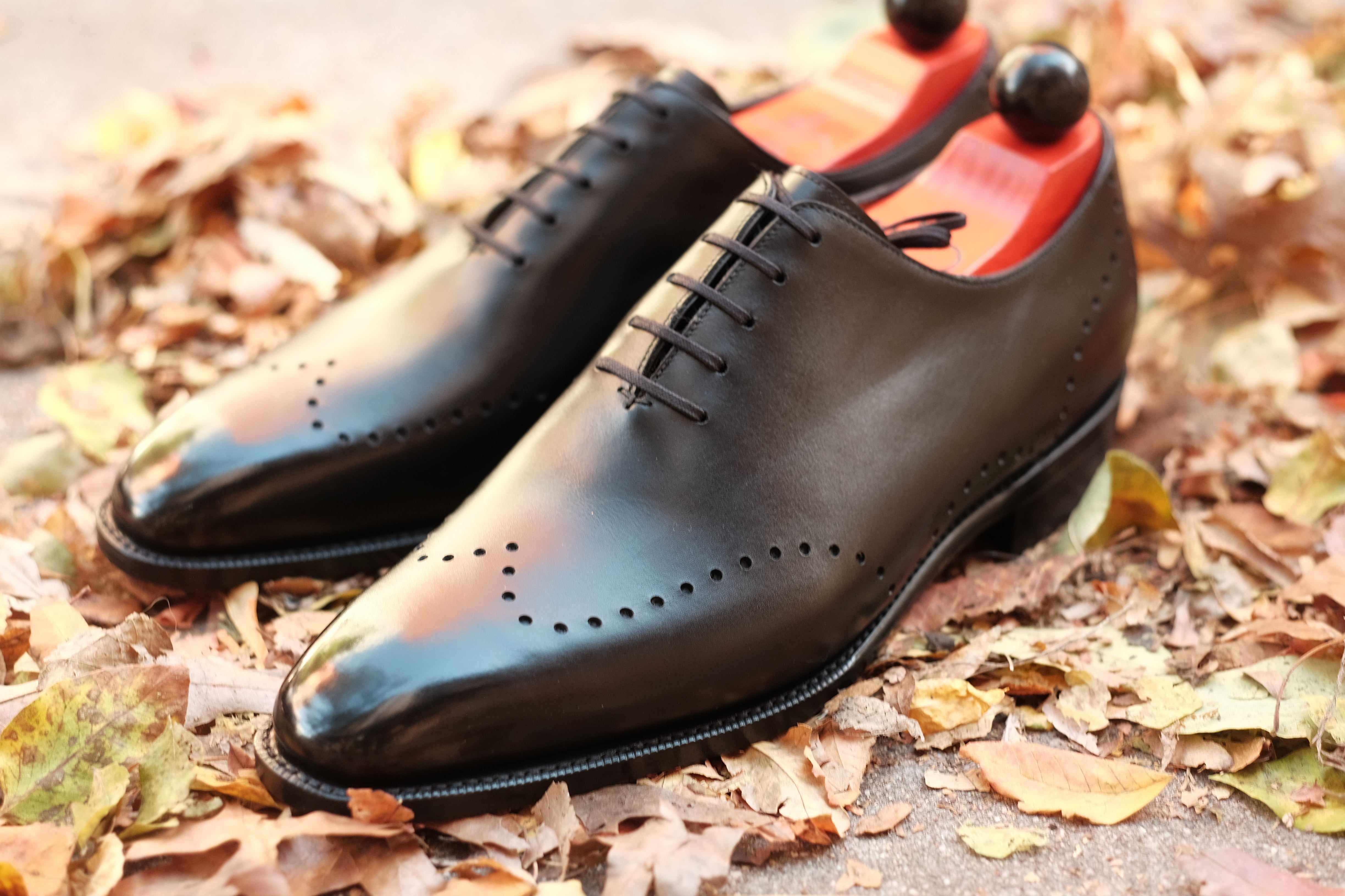 Tony II - Black Calf-Wholecut Oxfords-J.FitzPatrick Footwear