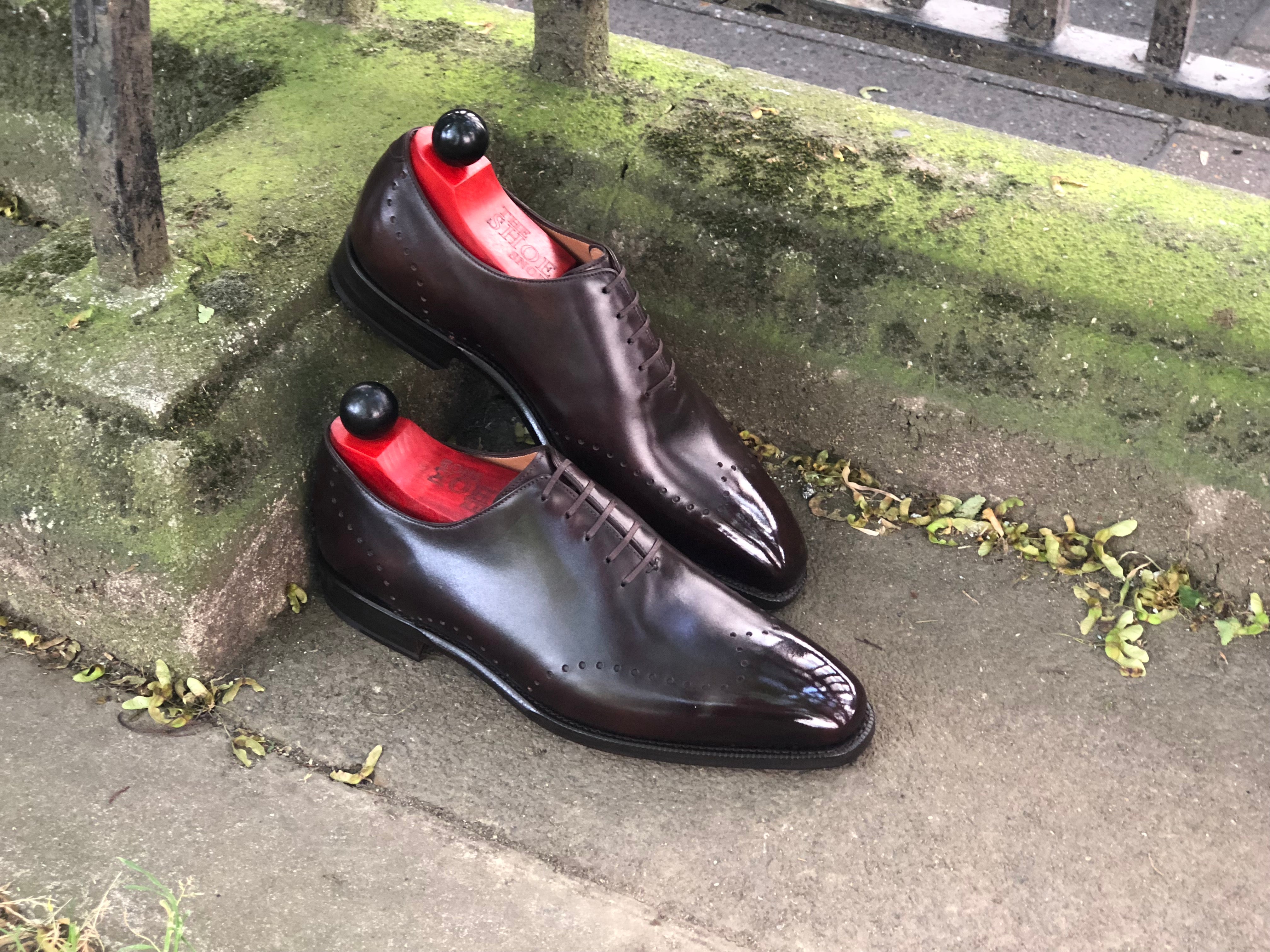 Tony - MTO - Dark Brown Museum Calf - LPB Last - Single Leather Sole-Made To Order Wholecut Whole Cut Wingtip Oxfords-J.FitzPatrick Footwear