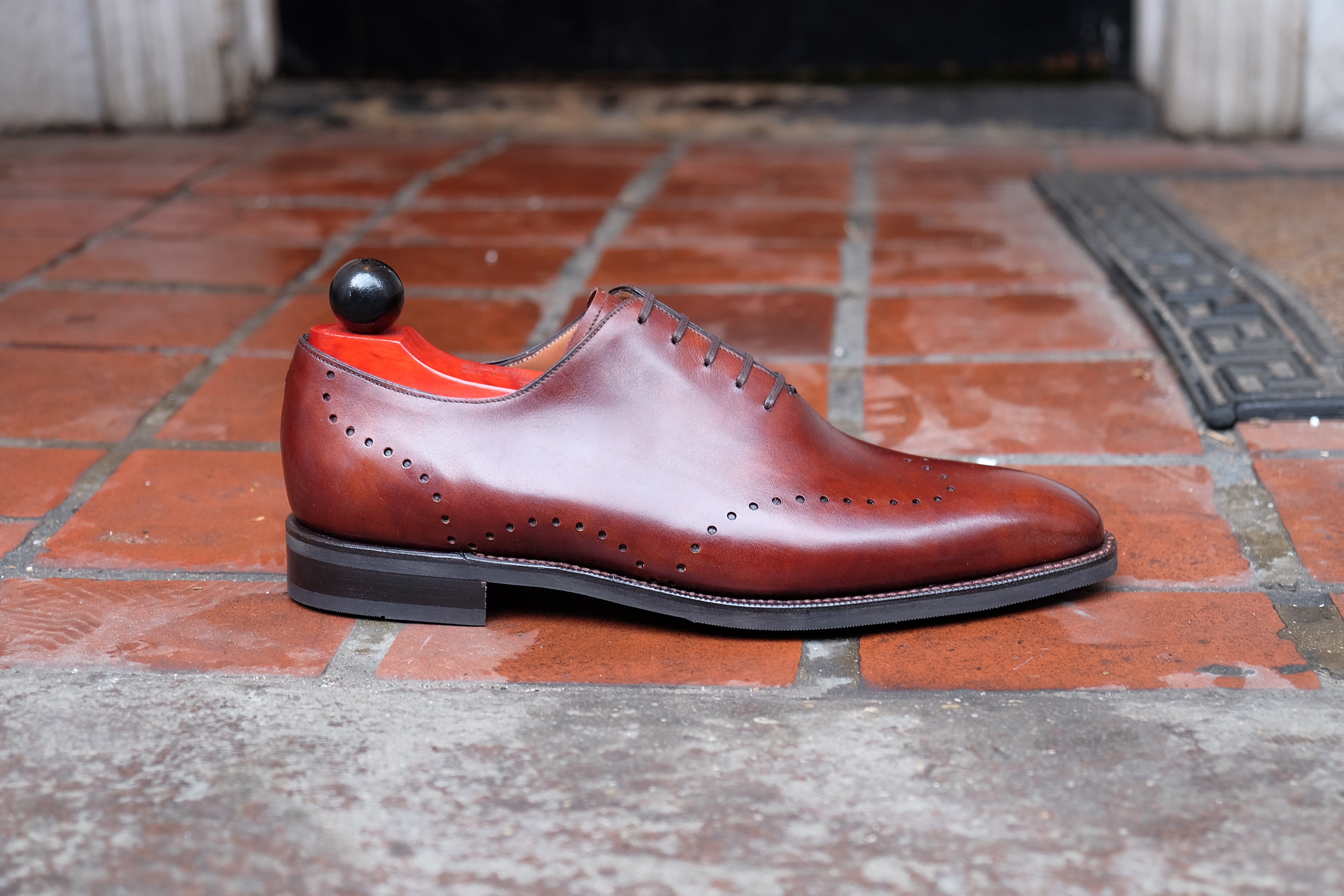 Tony - MTO - Gold Museum Calf - LPB Last - City Rubber Sole-Made To Order Wholecut Whole Cut Wingtip Oxfords-J.FitzPatrick Footwear