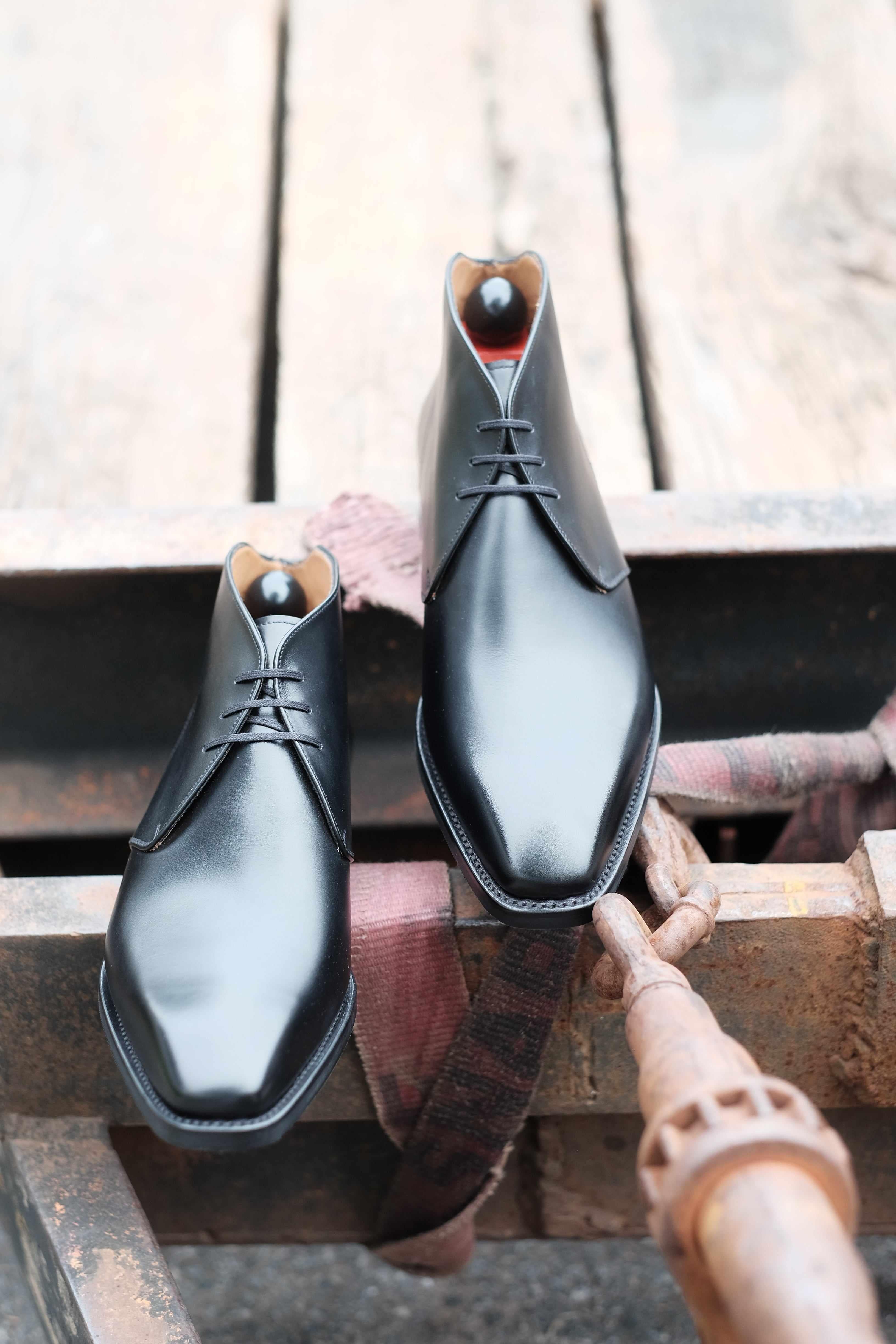 Whatcom - Black Calf-Shoes-J.FitzPatrick Footwear