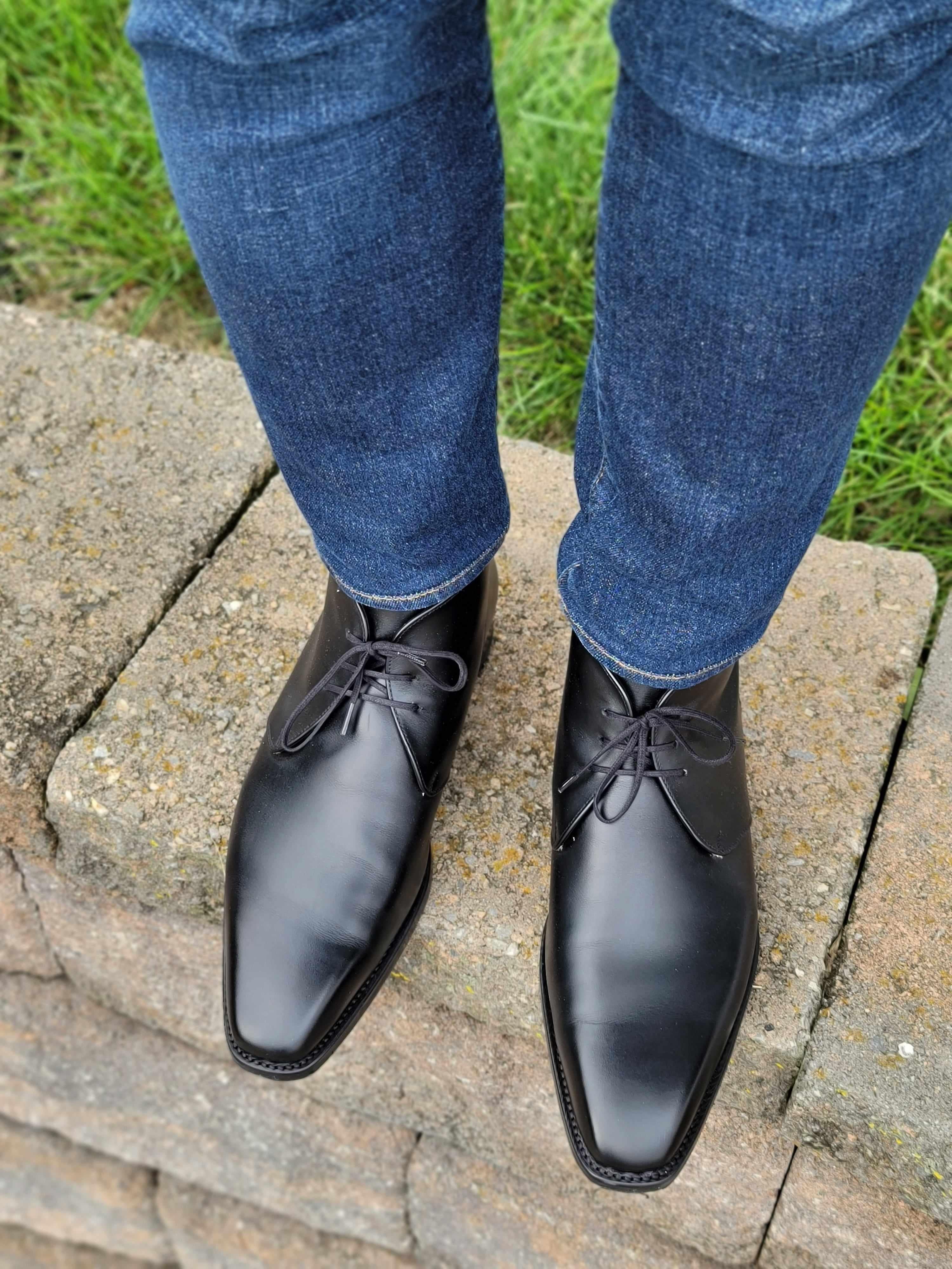 Whatcom - Black Calf-Shoes-J.FitzPatrick Footwear