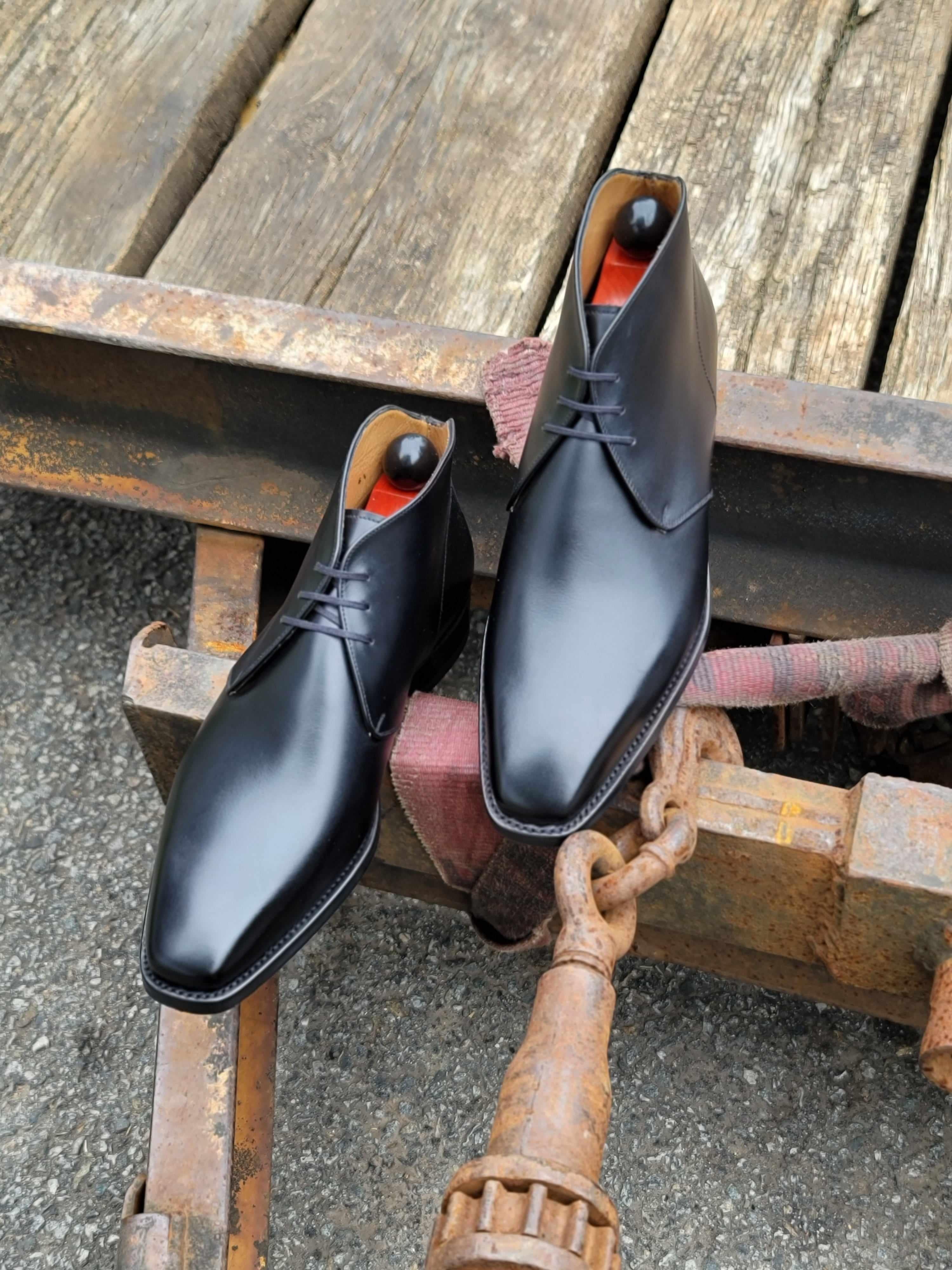 Whatcom - Black Calf-Shoes-J.FitzPatrick Footwear