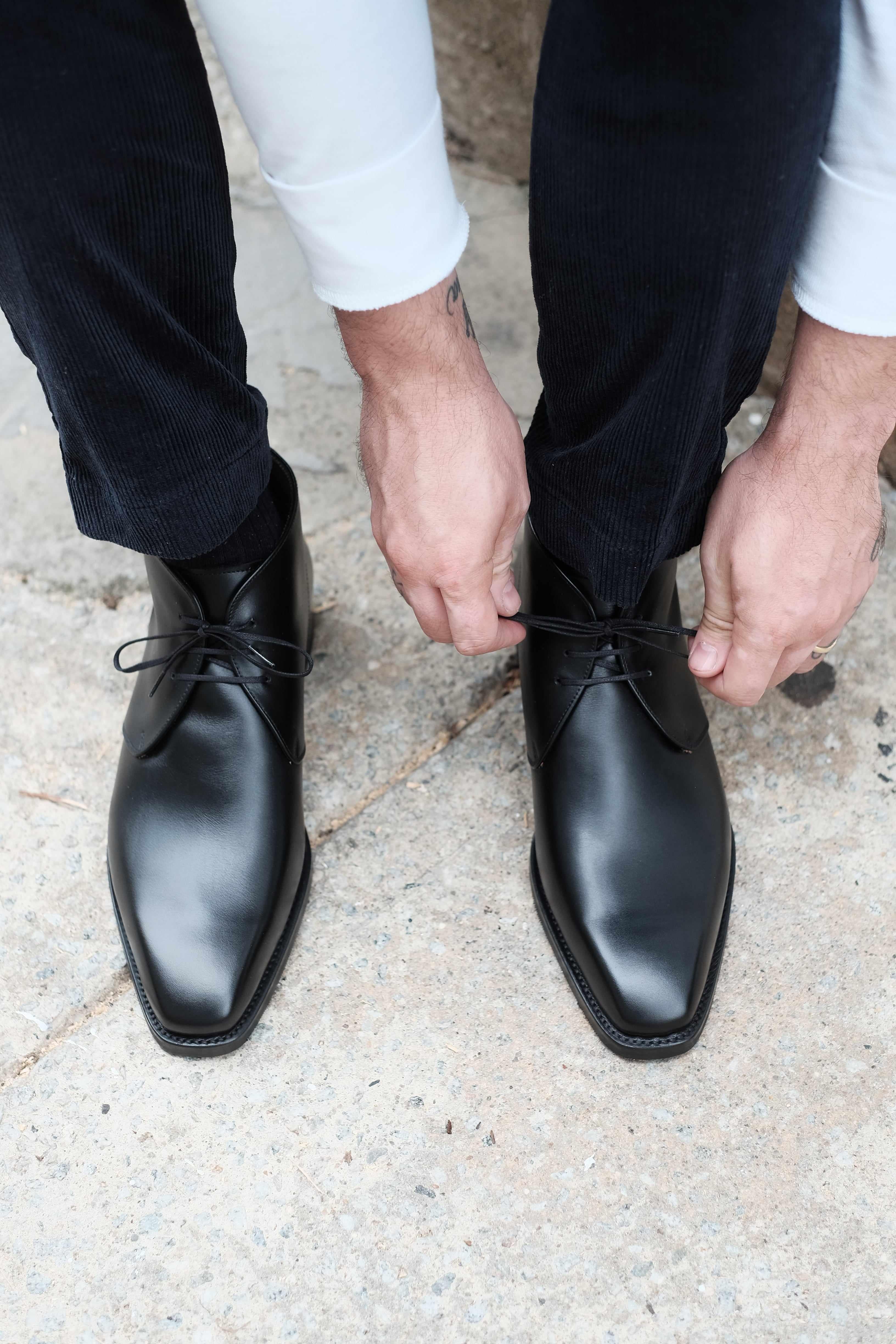Whatcom - Black Calf-Shoes-J.FitzPatrick Footwear