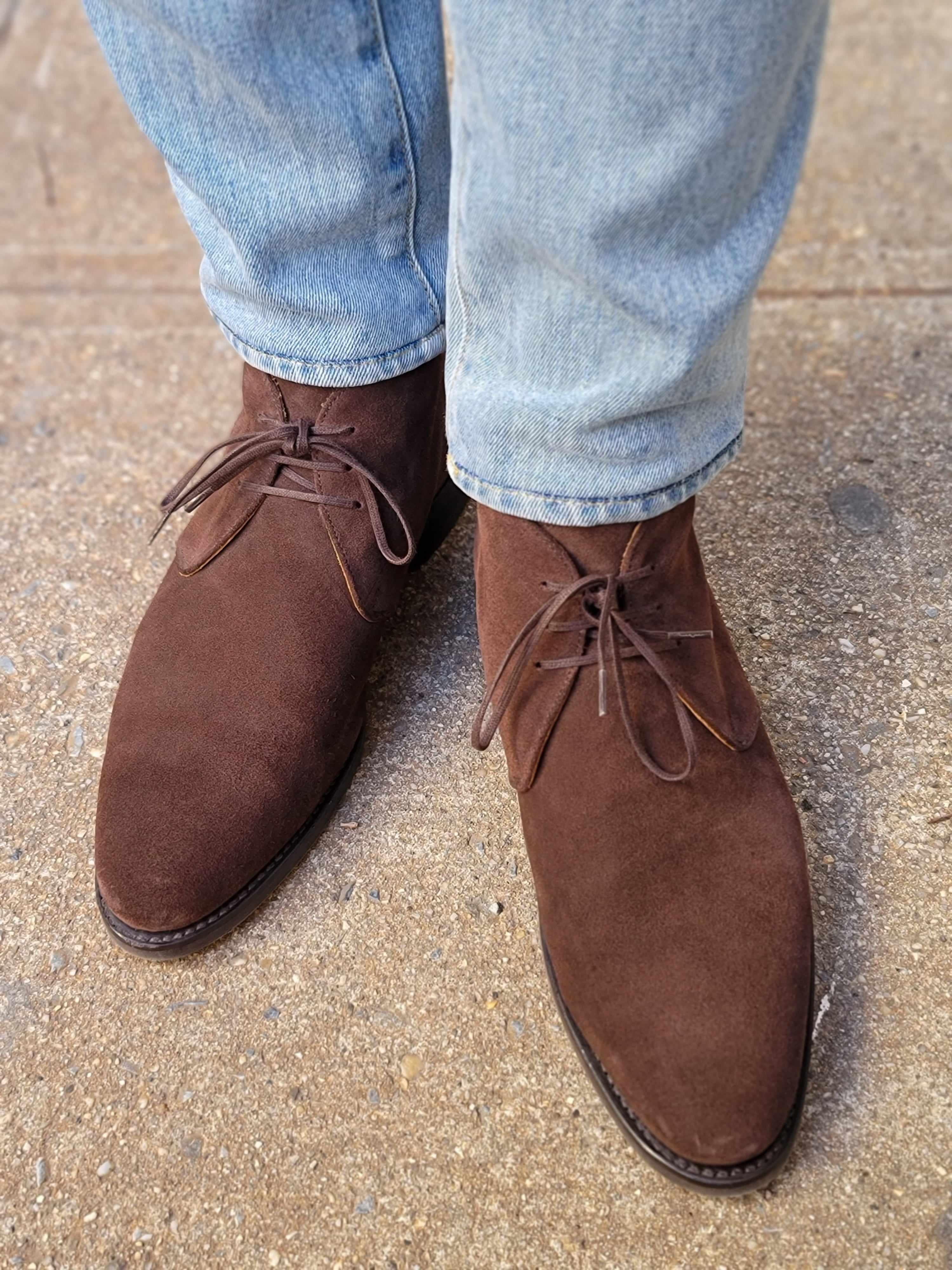 Whatcom - Mocha Suede-Chukka Boots-J.FitzPatrick Footwear