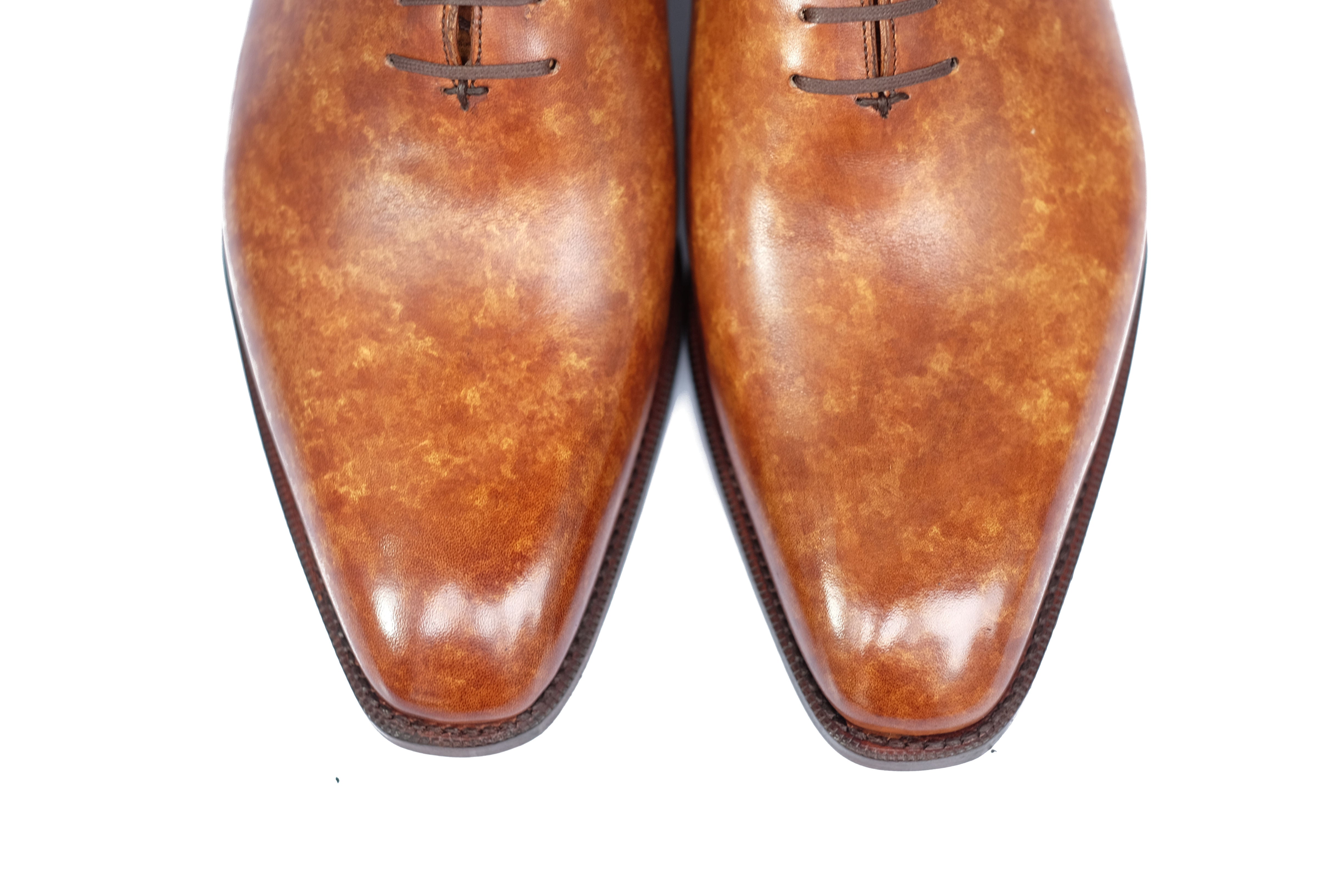 Skyway - MTO - Gold Marble Patina - LPB Last - Single Leather Sole