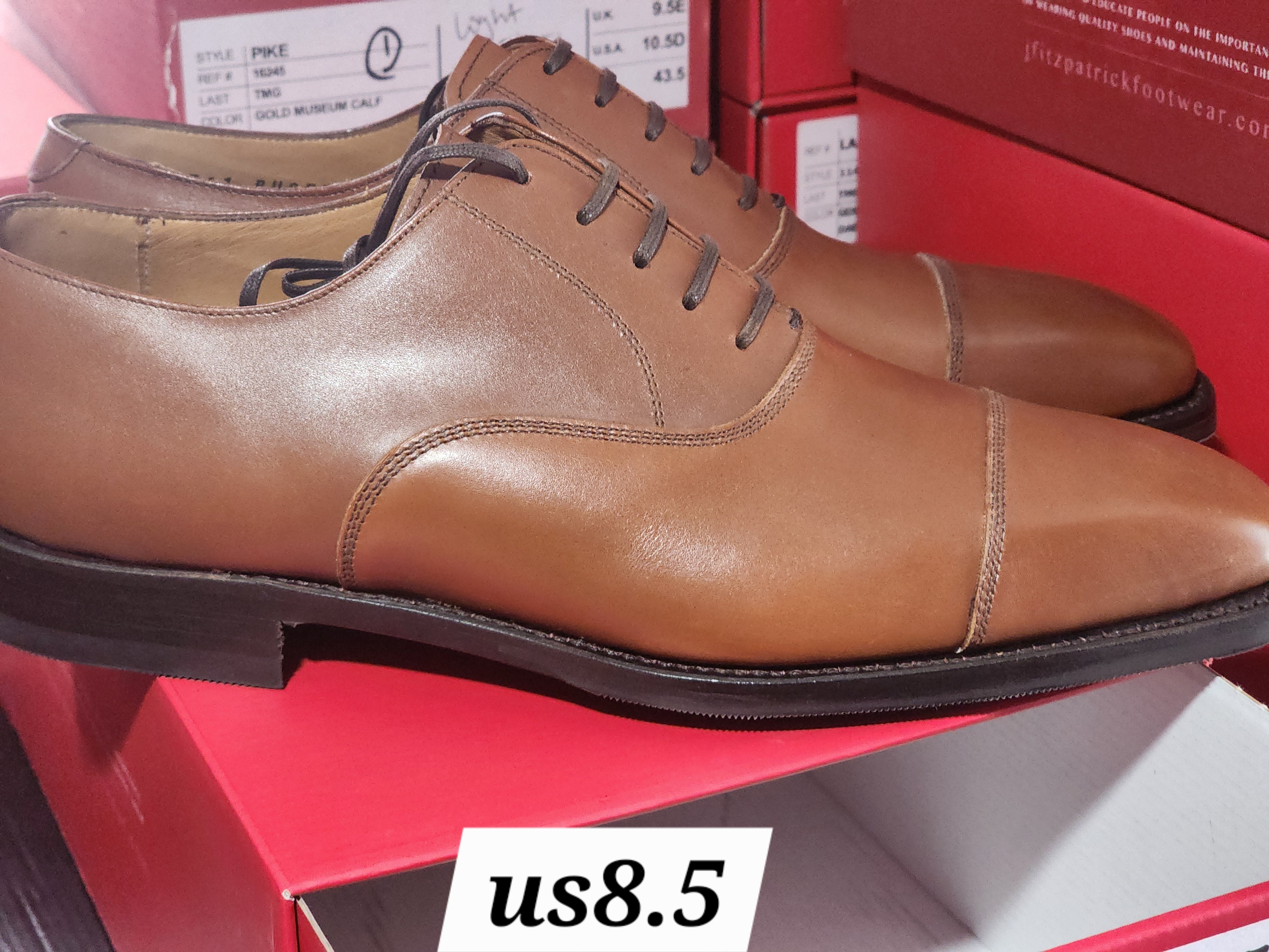 Puget - Caramel Calf - CLEARANCE - Grade 2