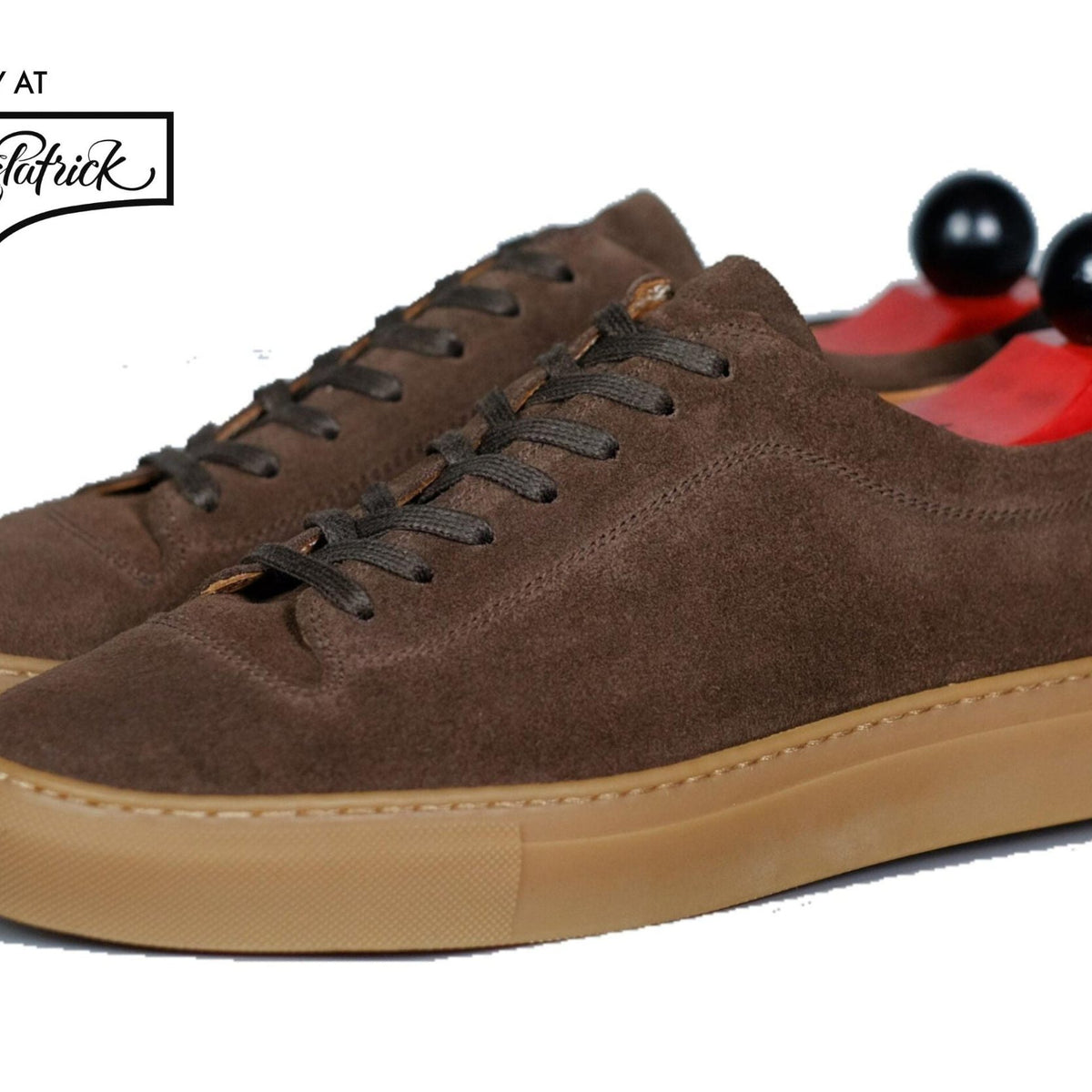 J. Fitzpatrick Mocha Suede Chukkas, Size 10 J.FitzPatrick Footwear - New Button Boots Now In Stock  main image 3
