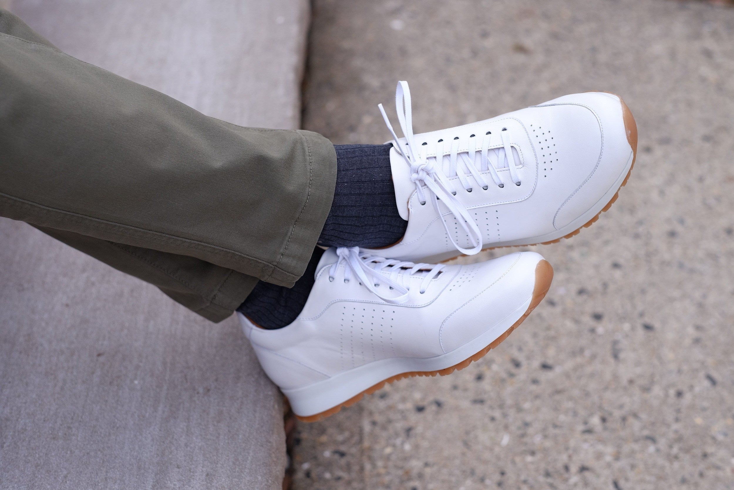 Prosser - White Nappa Calf